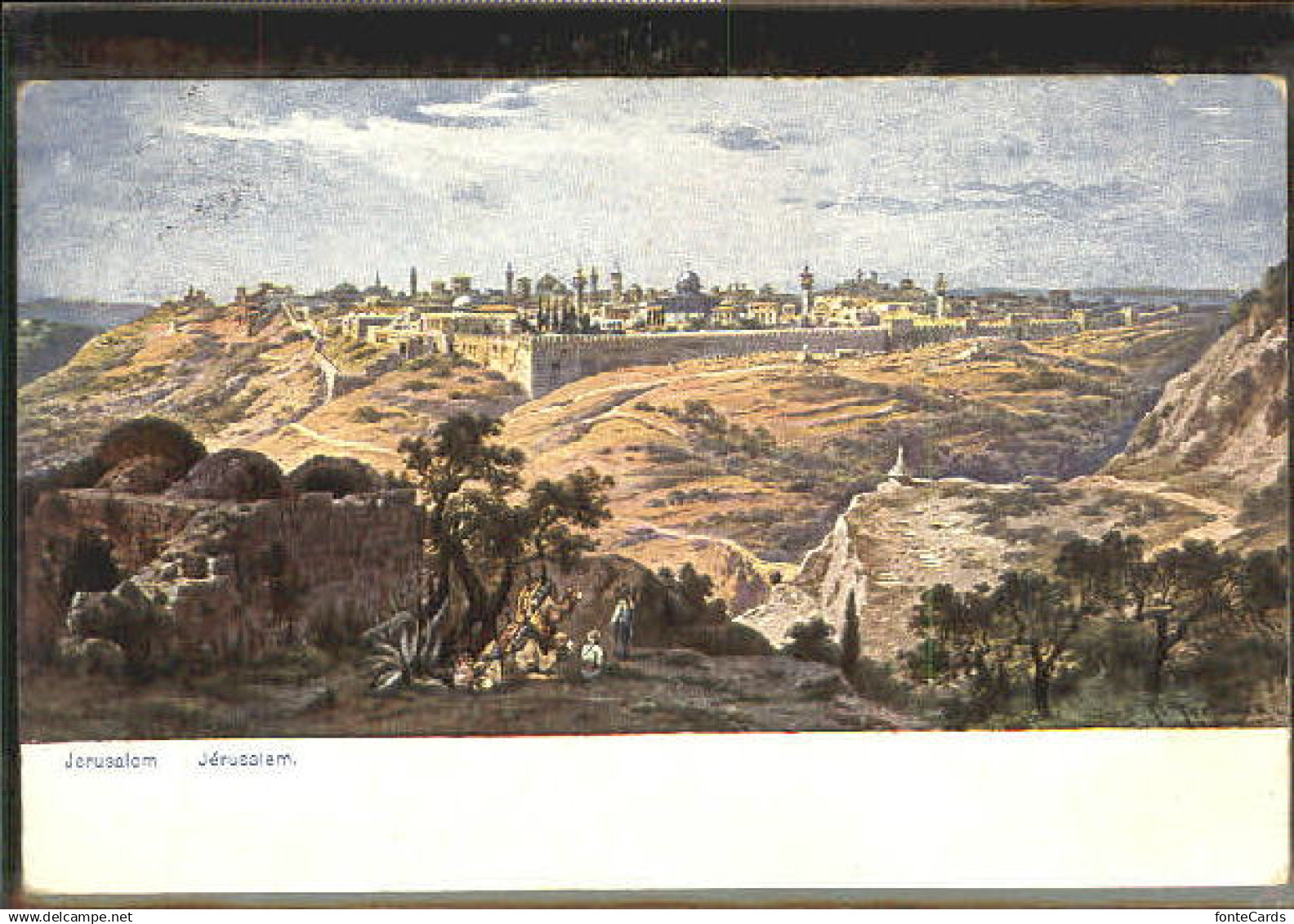 10614737 Israel Israel Jerusalem gestempelt 1912