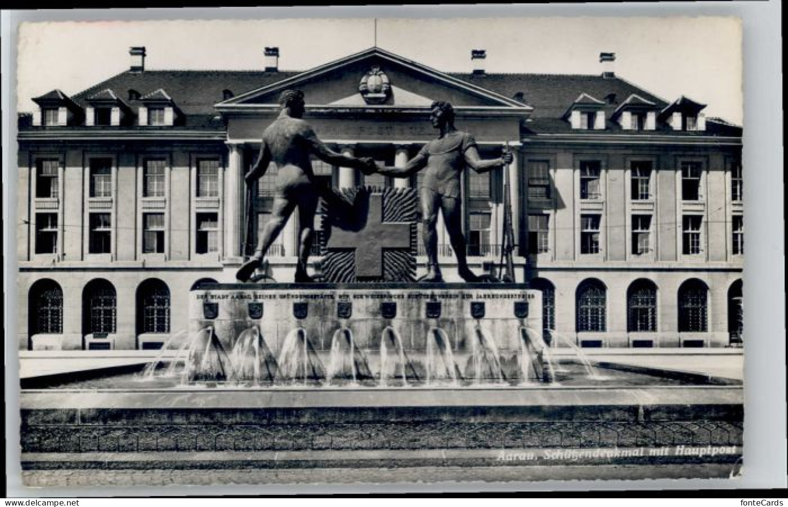 10694693 Aarau AG Aarau Schuetzen Denkmal  * Aarau