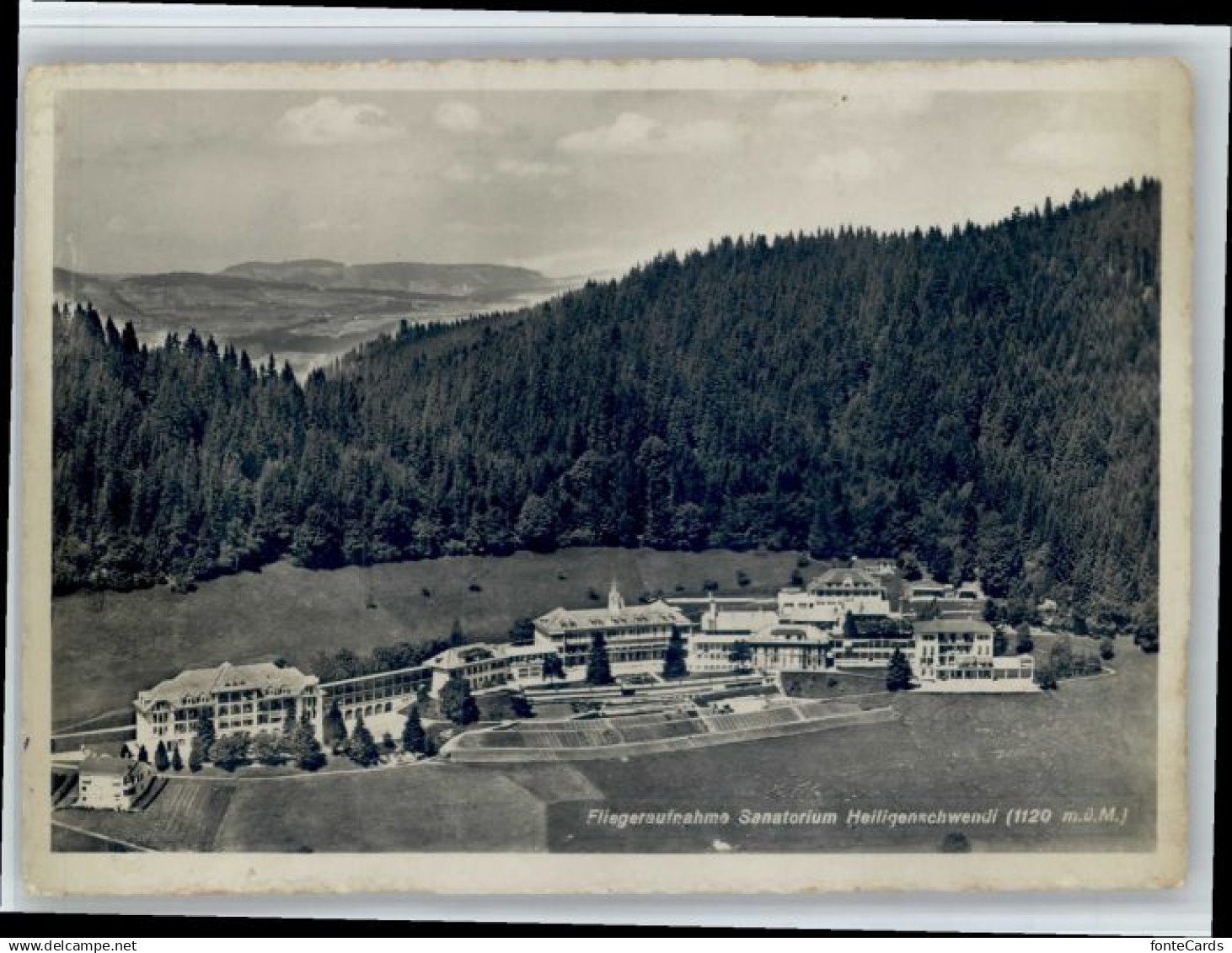 10718748 Heiligenschwendi Heiligenschwendi Fliegeraufnahme Sanatorium  *