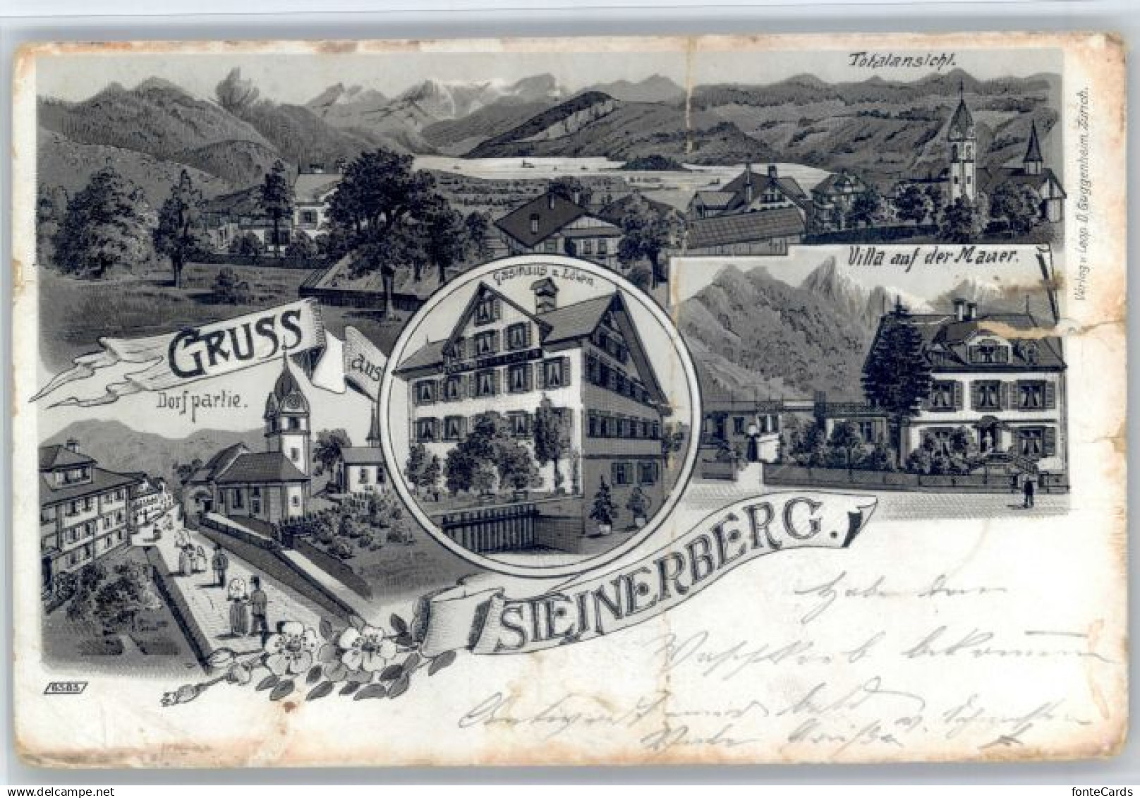 10723730 Steinerberg Steinerberg Gasthaus Loewen Villa auf der Mauer x