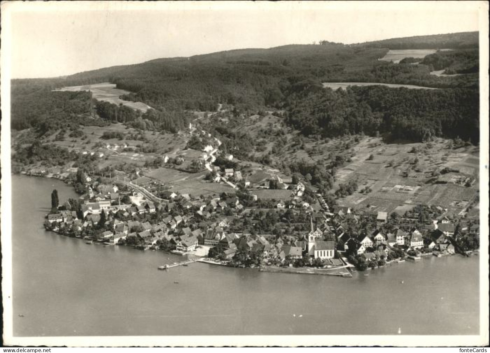 10791598 Berlingen Untersee Fliegeraufnahme Berlingen