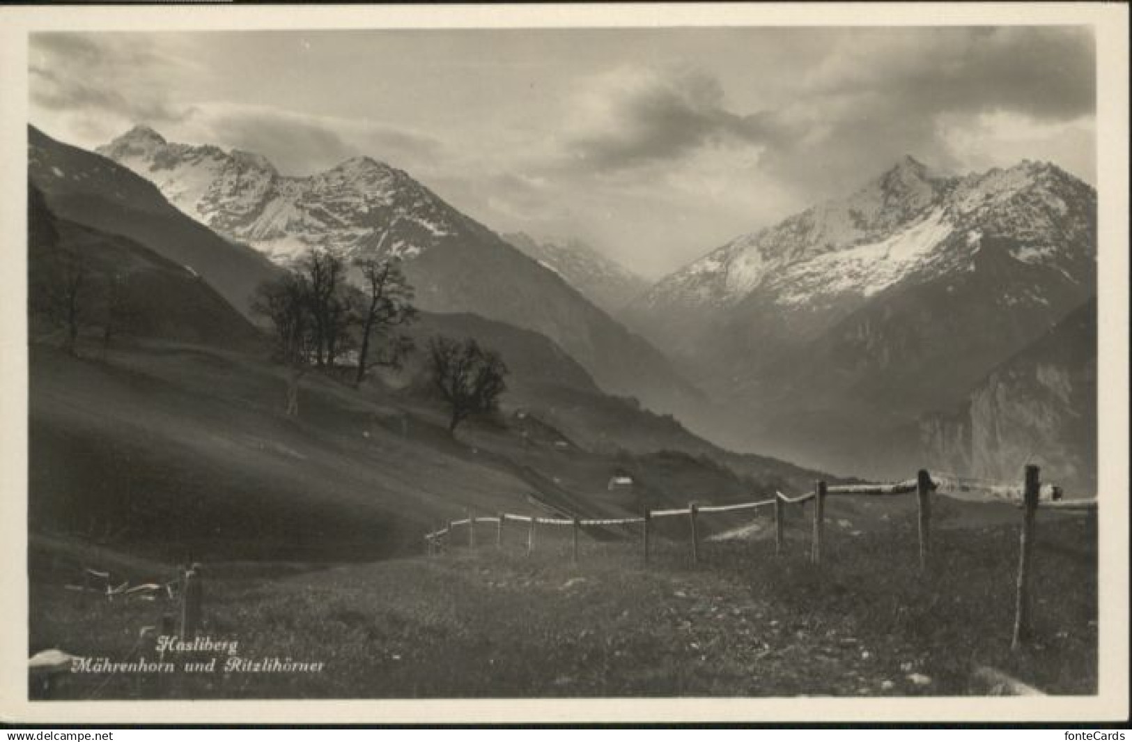 10815812 Hasliberg Hasliberg Maehrenhorn Ritzlihoerner *