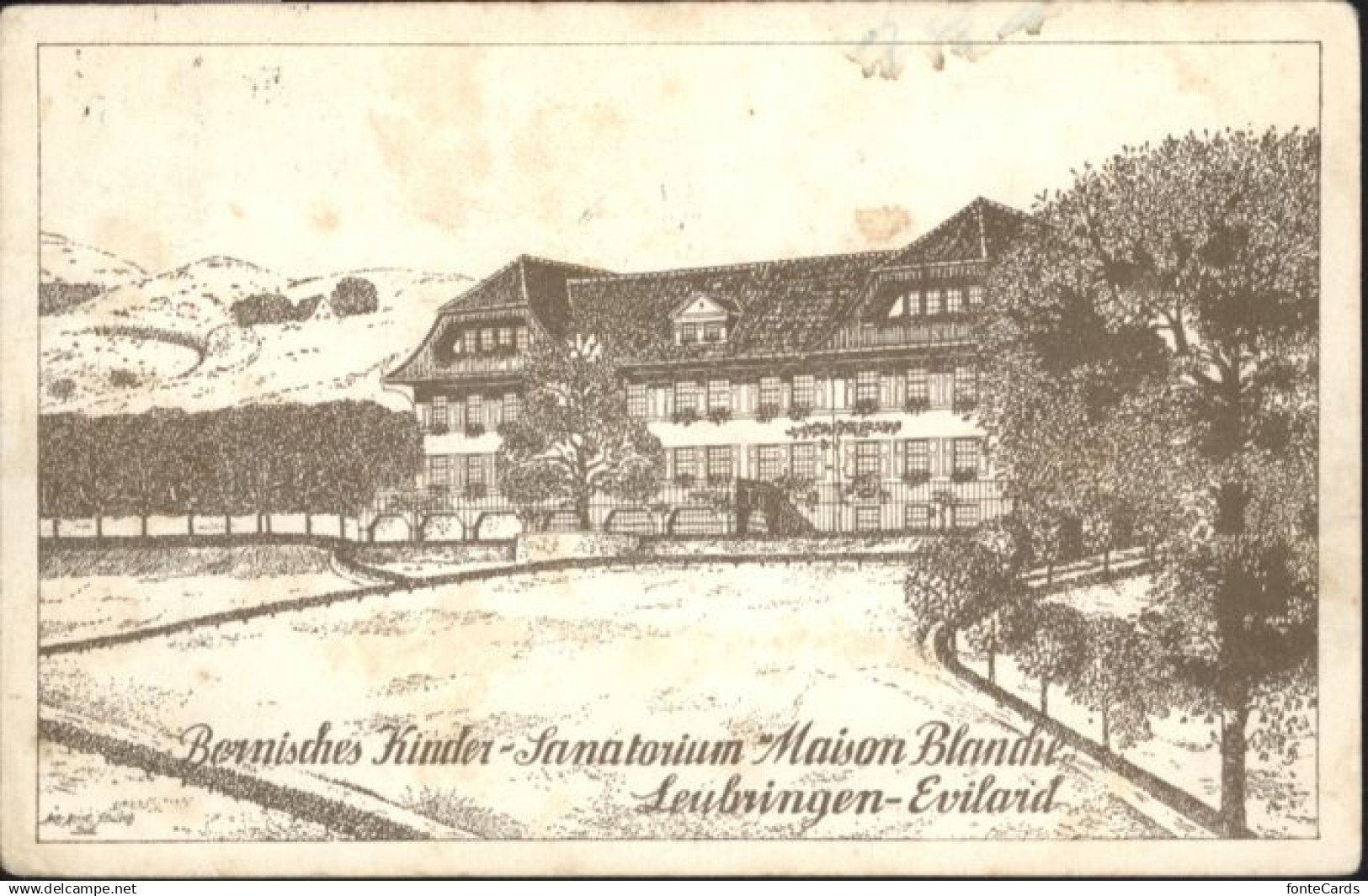 10891179 Evilard Evilard Bernisches kinder Sanatorium Maison Blanche Leubringen