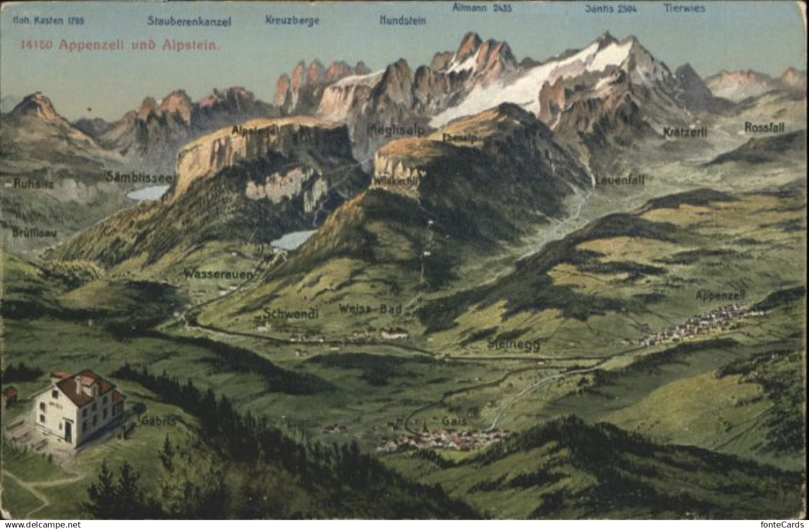 10892227 Appenzell IR Appenzell Alpenstein Gaebris  *