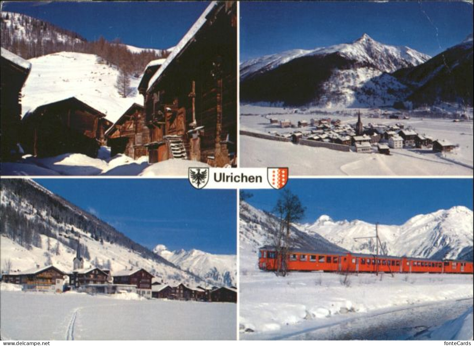 10906296 Ulrichen Ulrichen Galenstock Furka Oberalp Bahn x Ulrichen