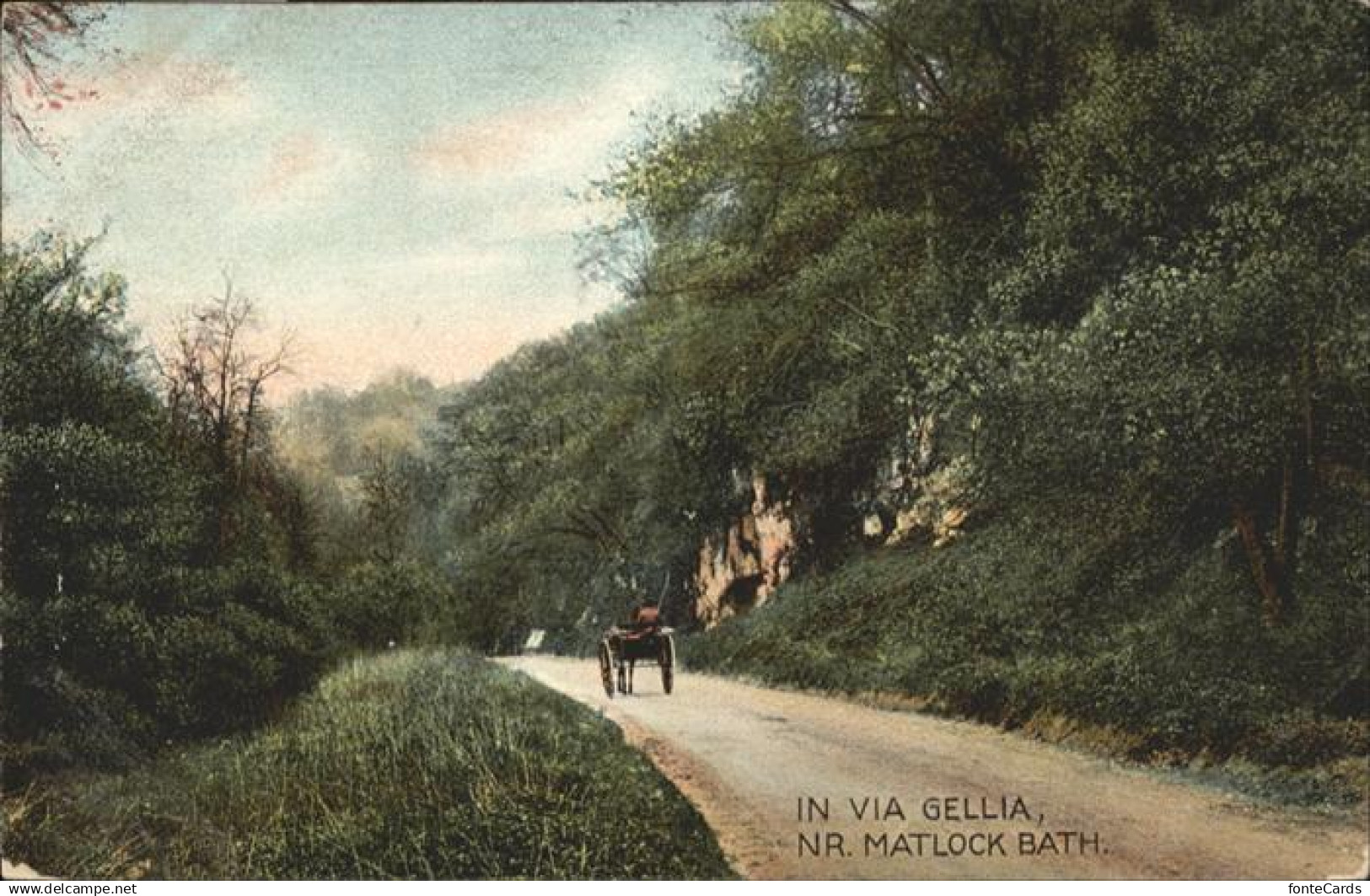 10928012 Derbyshire Derbyshire Via Gellia Matlok Bath Kutsche *