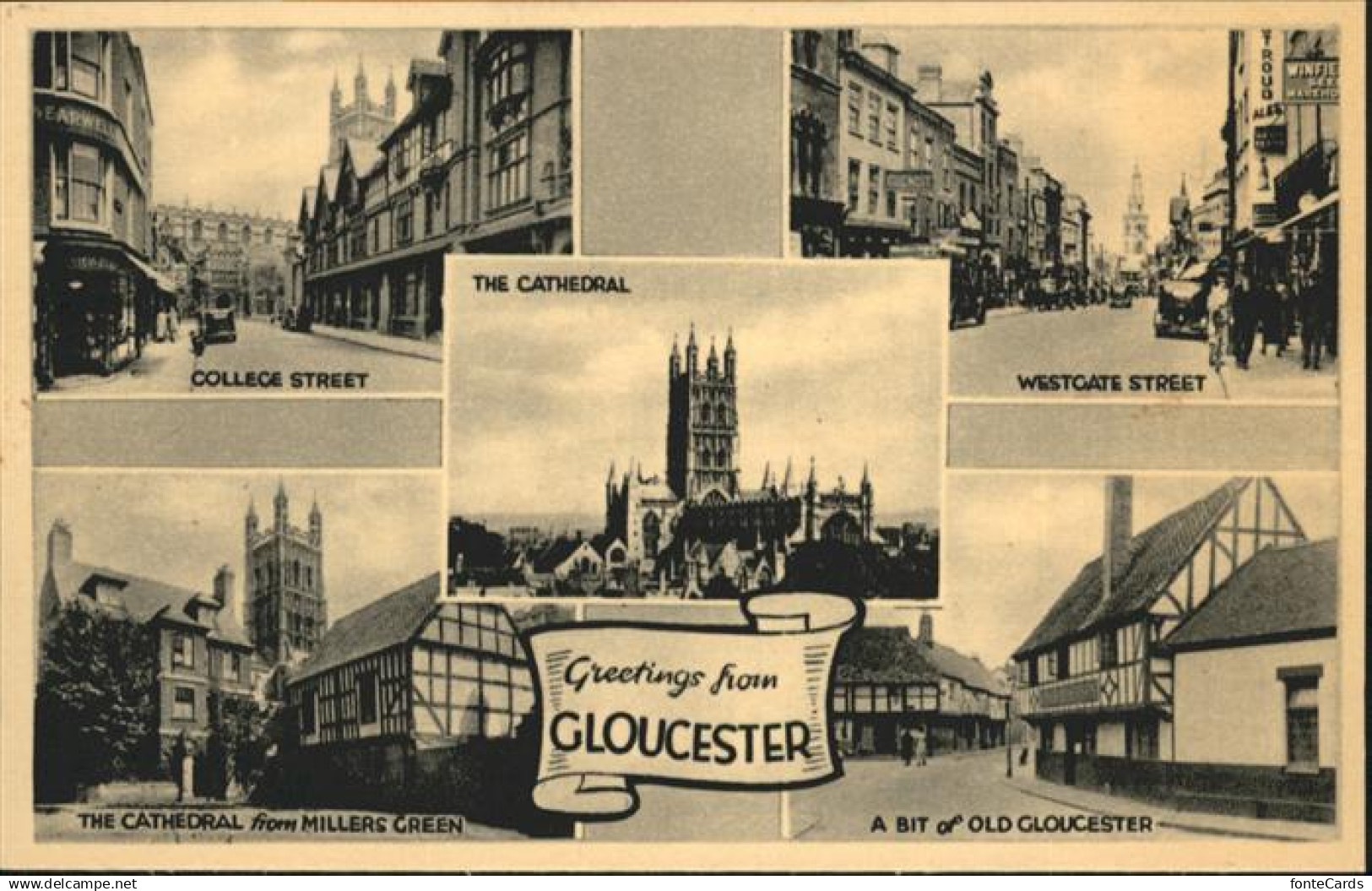 10928040 Gloucester Gloucester College Street Cathedrale Westgate Street  *