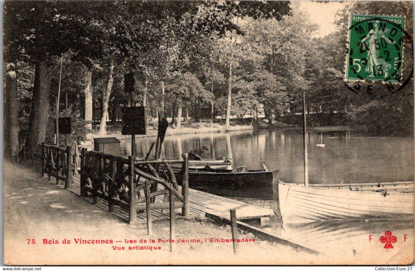 (11/02/25) 75-CPA PARIS - 12ème ARRONDISSEMENT - LE BOIS DE VINCENNES