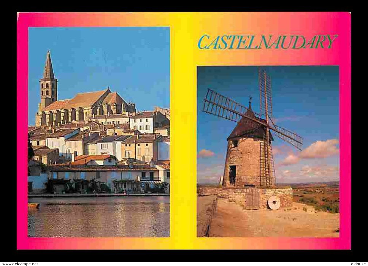 11 - Castelnaudary - Multivues - Moulin à vent - Flamme Postale de Castelnaudary - CPM - Voir Scans Recto-Verso