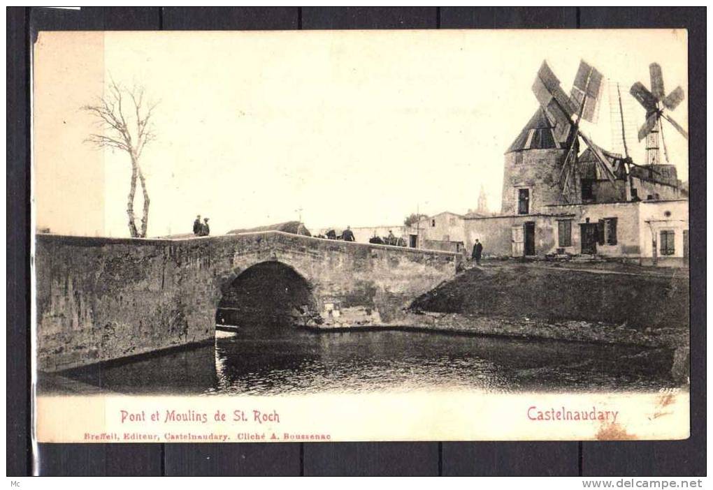 11 - Castelnaudary - Pont et Moulins St-Roch