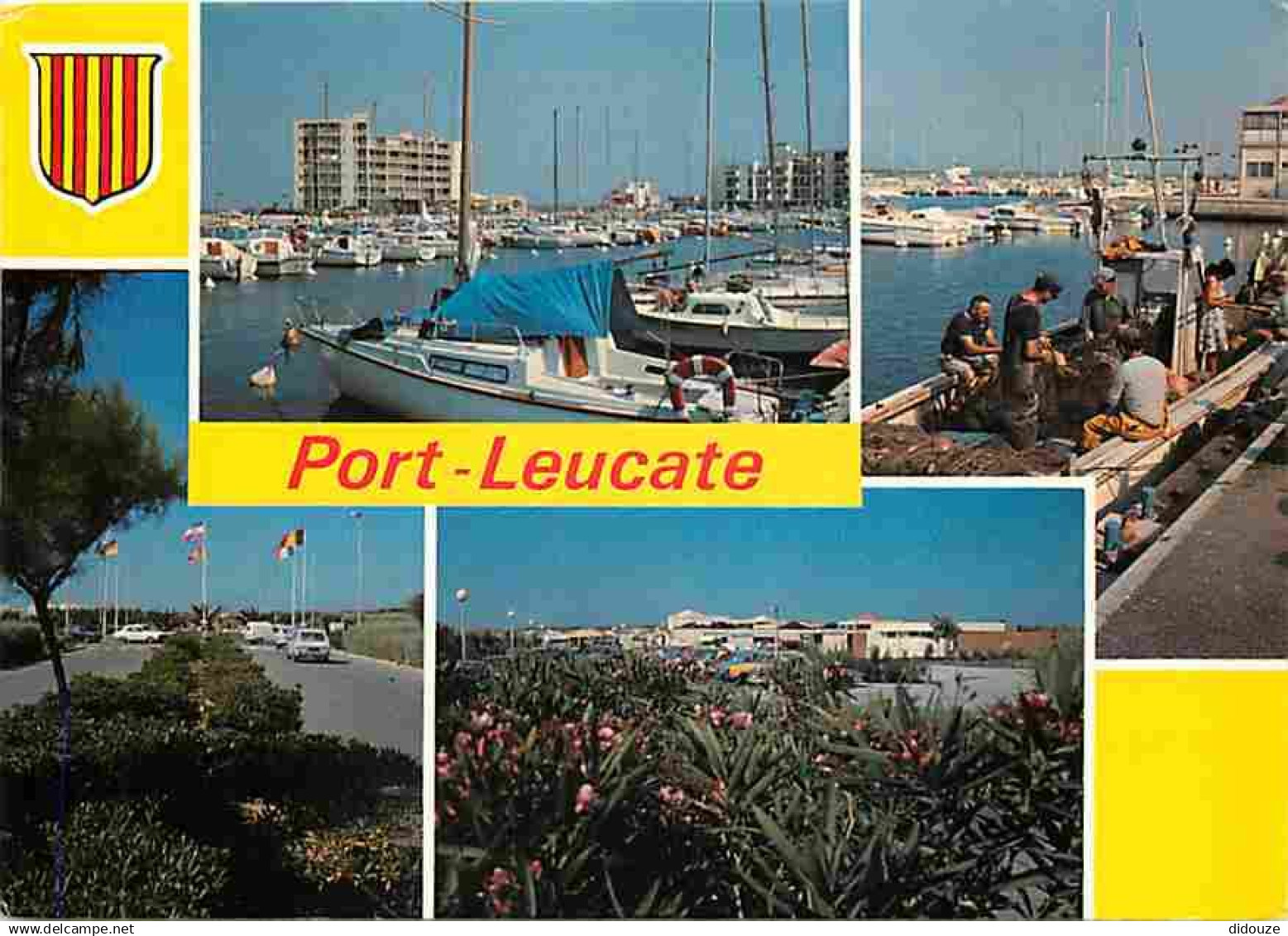 11 - Leucate - Port Leucate - Multivues - Bateaux - Blasons - CPM - Voir Scans Recto-Verso