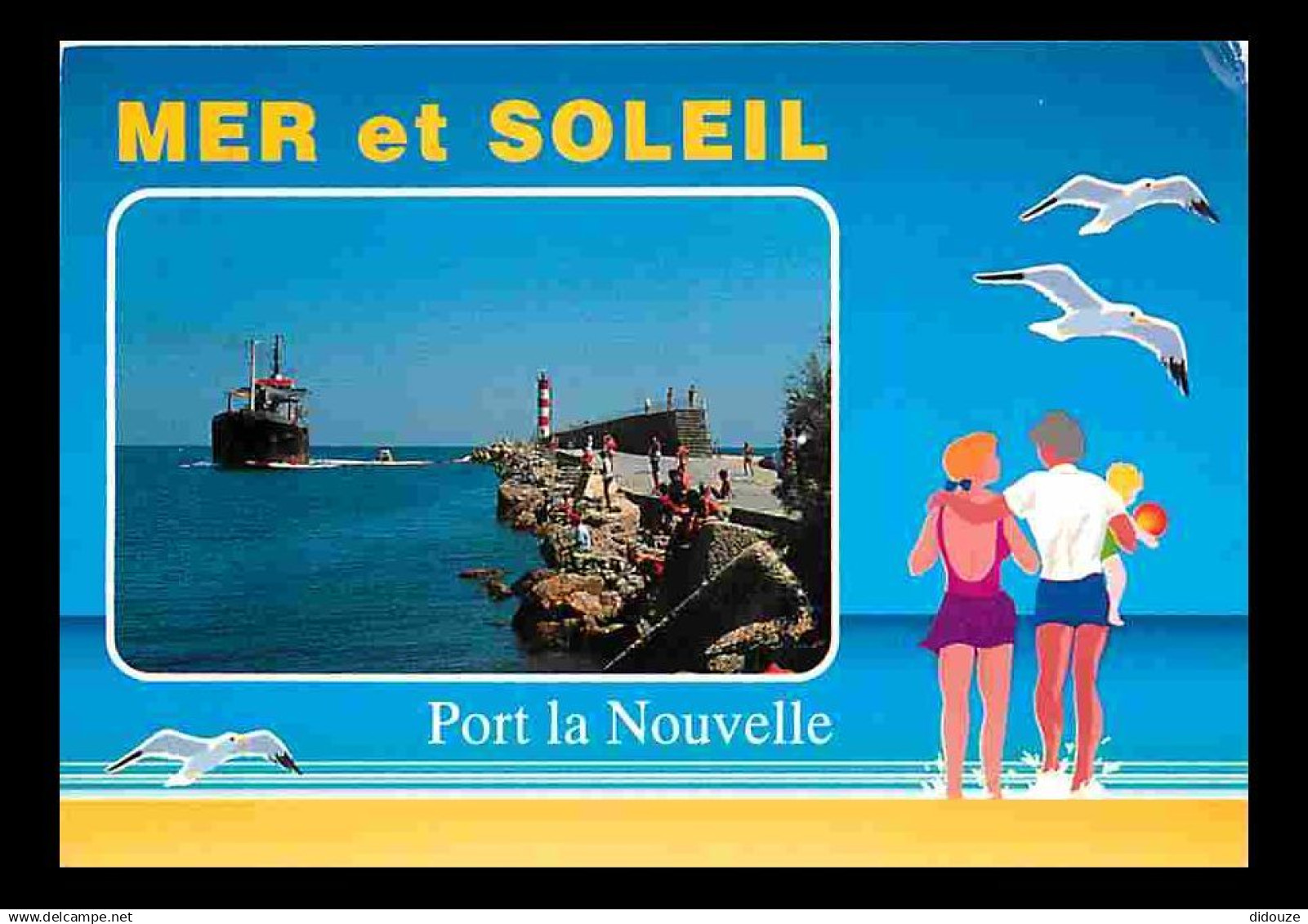 11 - Port la Nouvelle - La Jetée - Bateaux - Flamme Postale de Port la Nouvelle - CPM - Voir Scans Recto-Verso