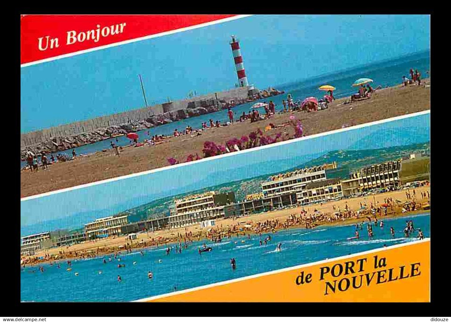 11 - Port la Nouvelle - Multivues - Scènes de Plage - Flamme Postale de Port la Nouvelle - CPM - Voir Scans Recto-Verso