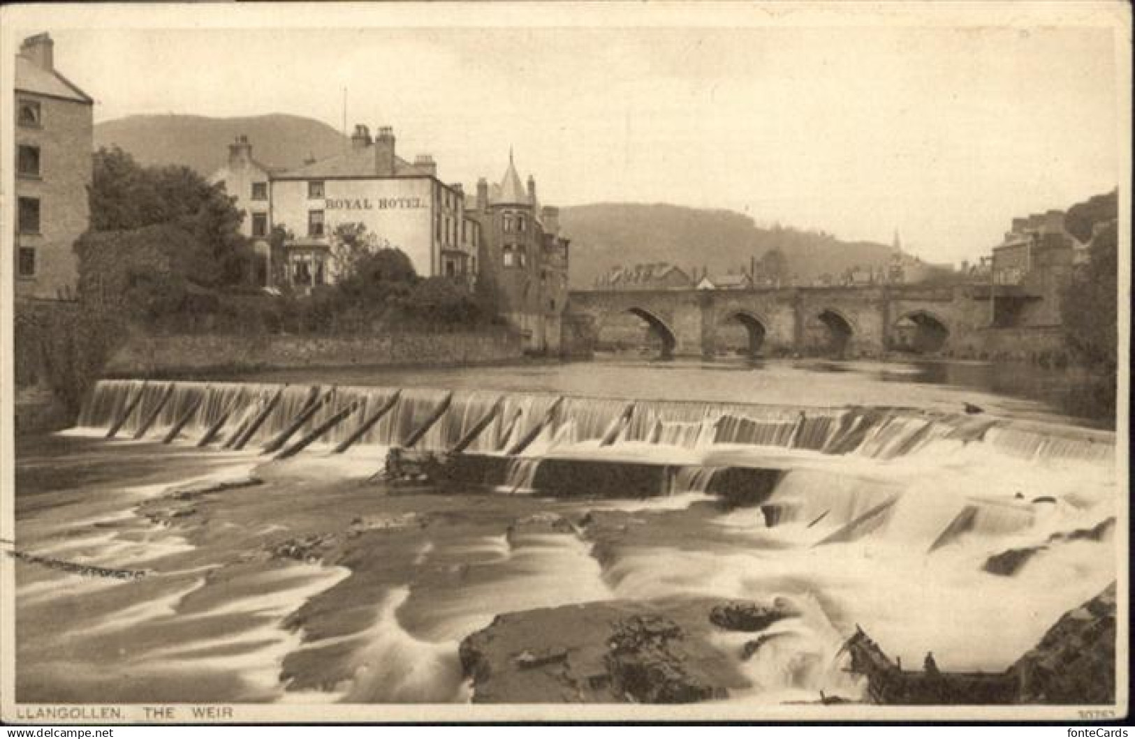 11004749 Llangollen Weir Denbighshire