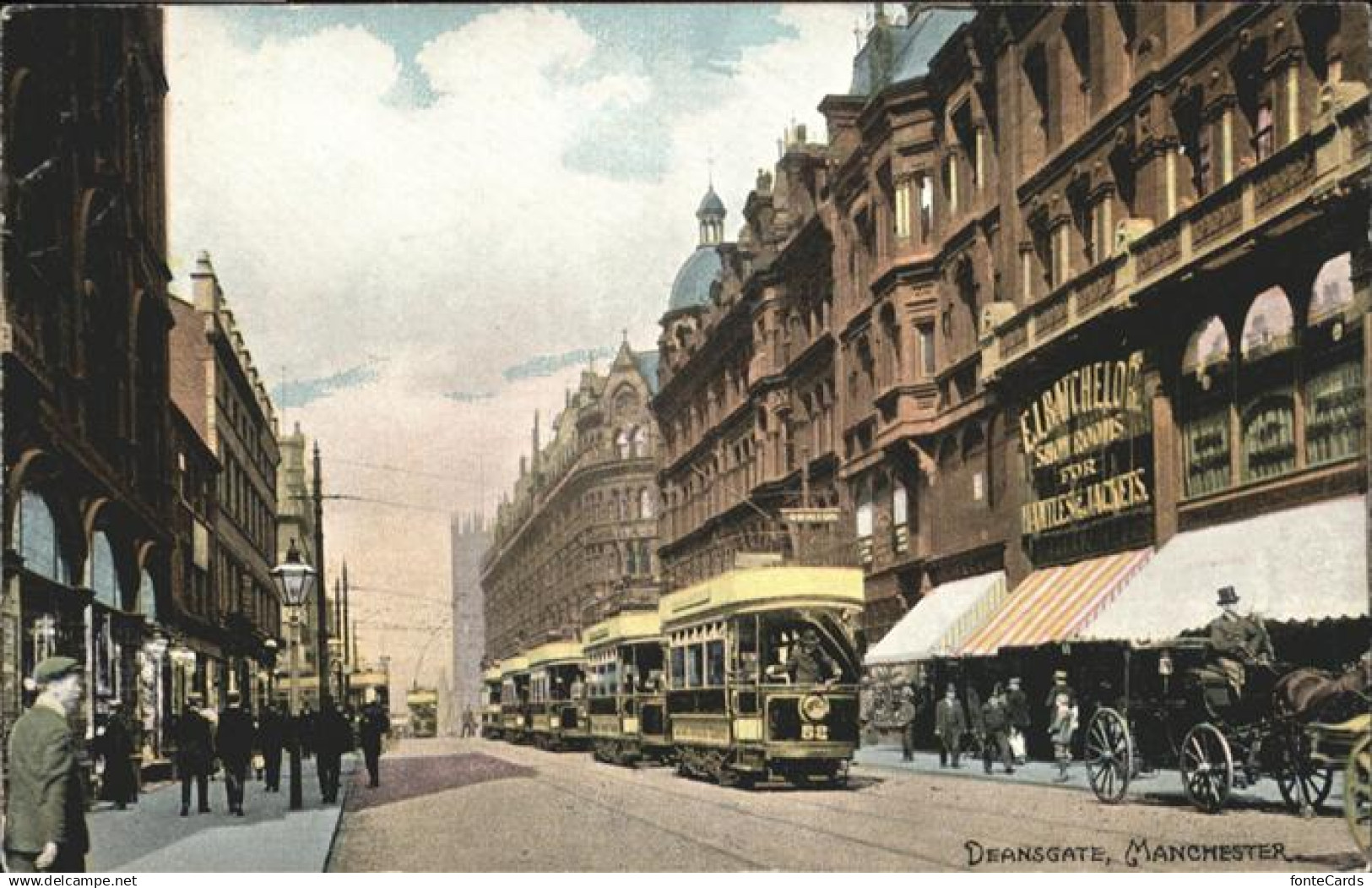 11004849 Manchester Deansgate Strassenbahn Kutsche Manchester