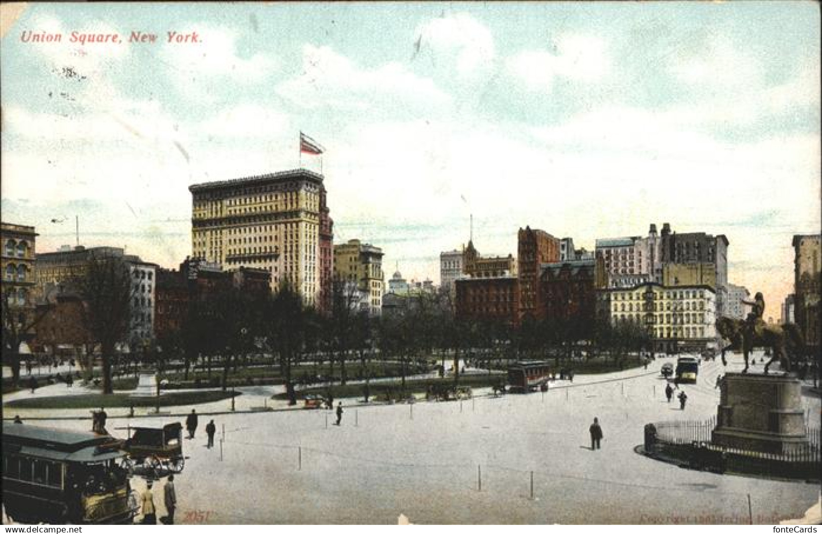 11111639 New York City Union Square Strassenbahn