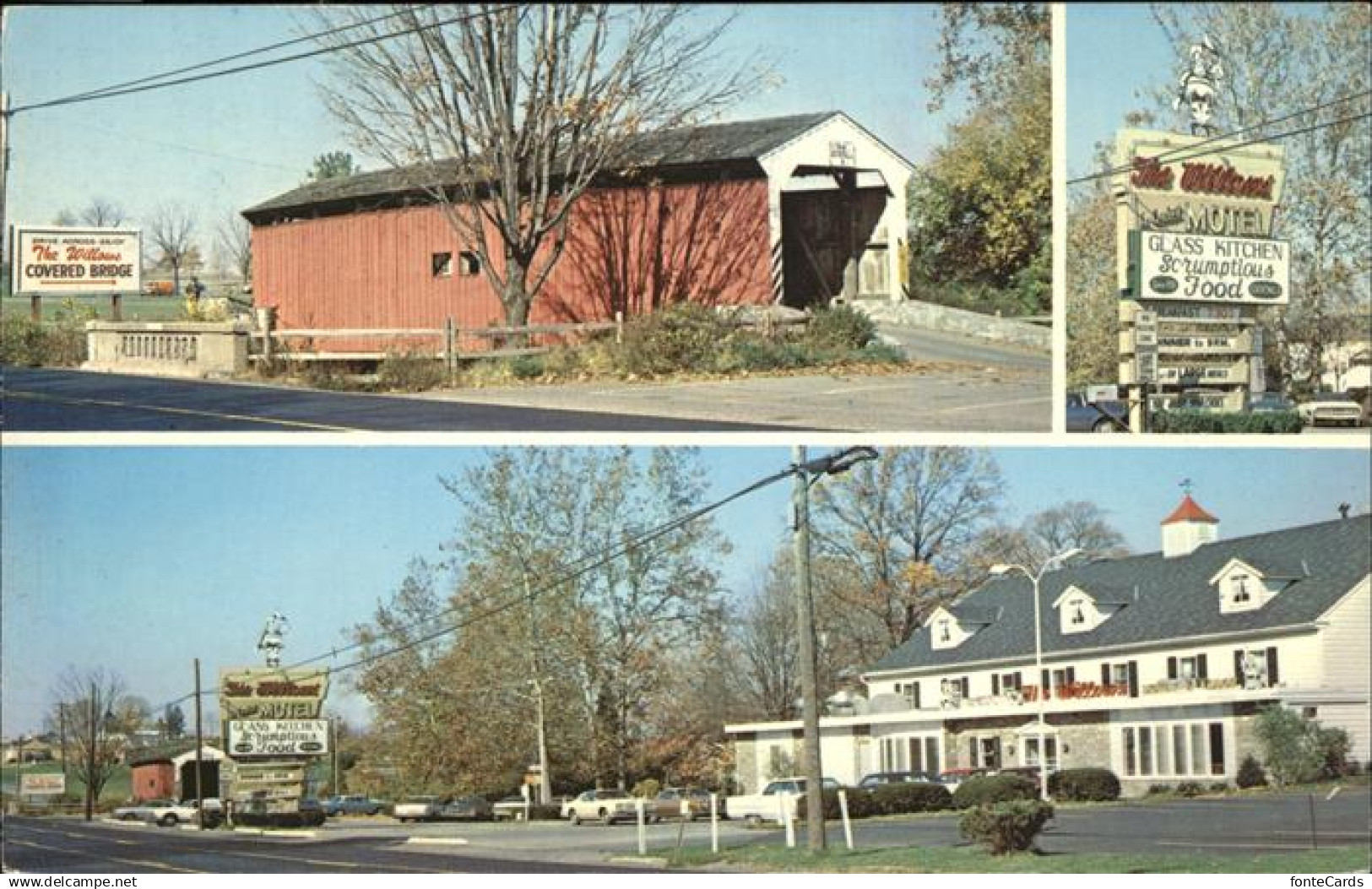 11111850 Lancaster Pennsylvania Glass Kitchen The Willows Motel Lancaster Pennsy