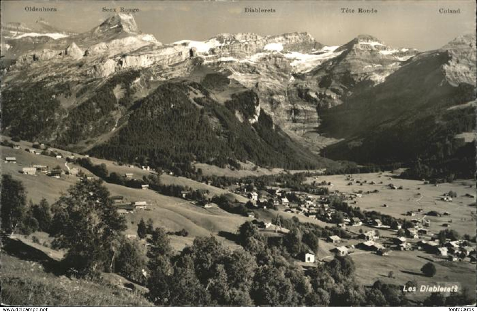 11113243 Les Diablerets Diablerets Gesamtansicht