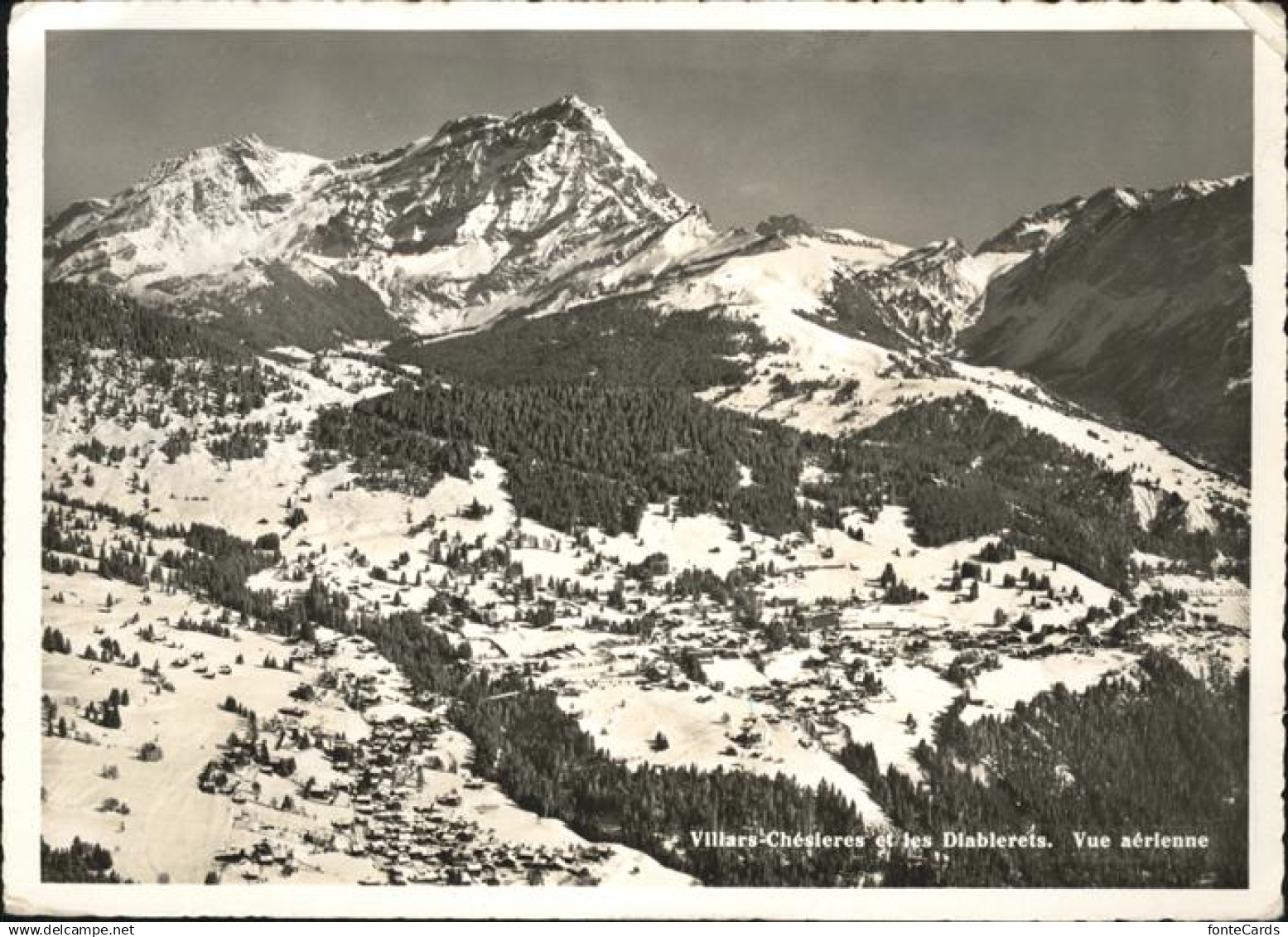 11191048 Villars Chesieres Vue aerienne