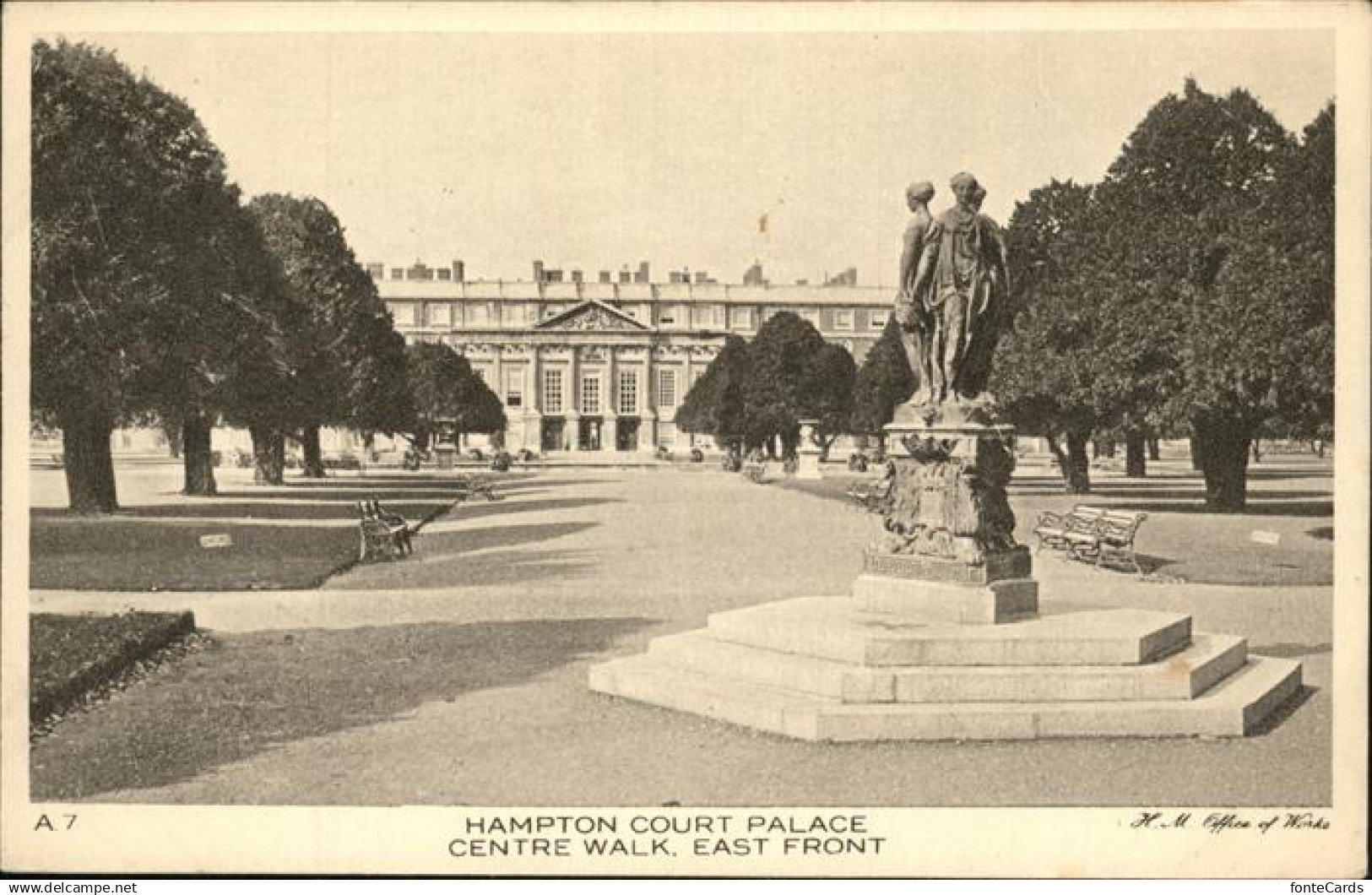 11231574 Hampton Palace Centre Walk East Front