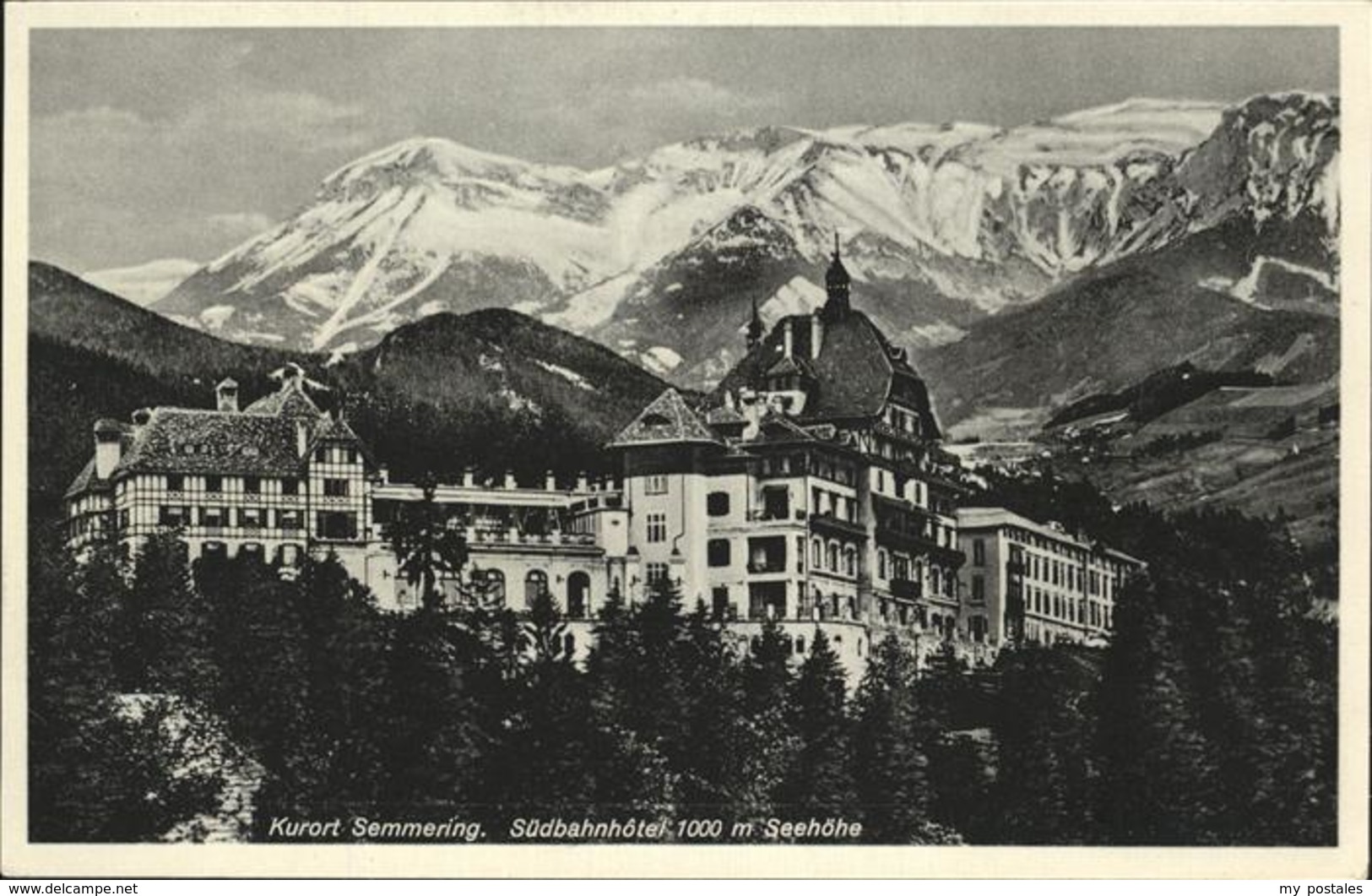 11248198 Semmering Niederoesterreich Suedbahnhof Semmering-Kurort