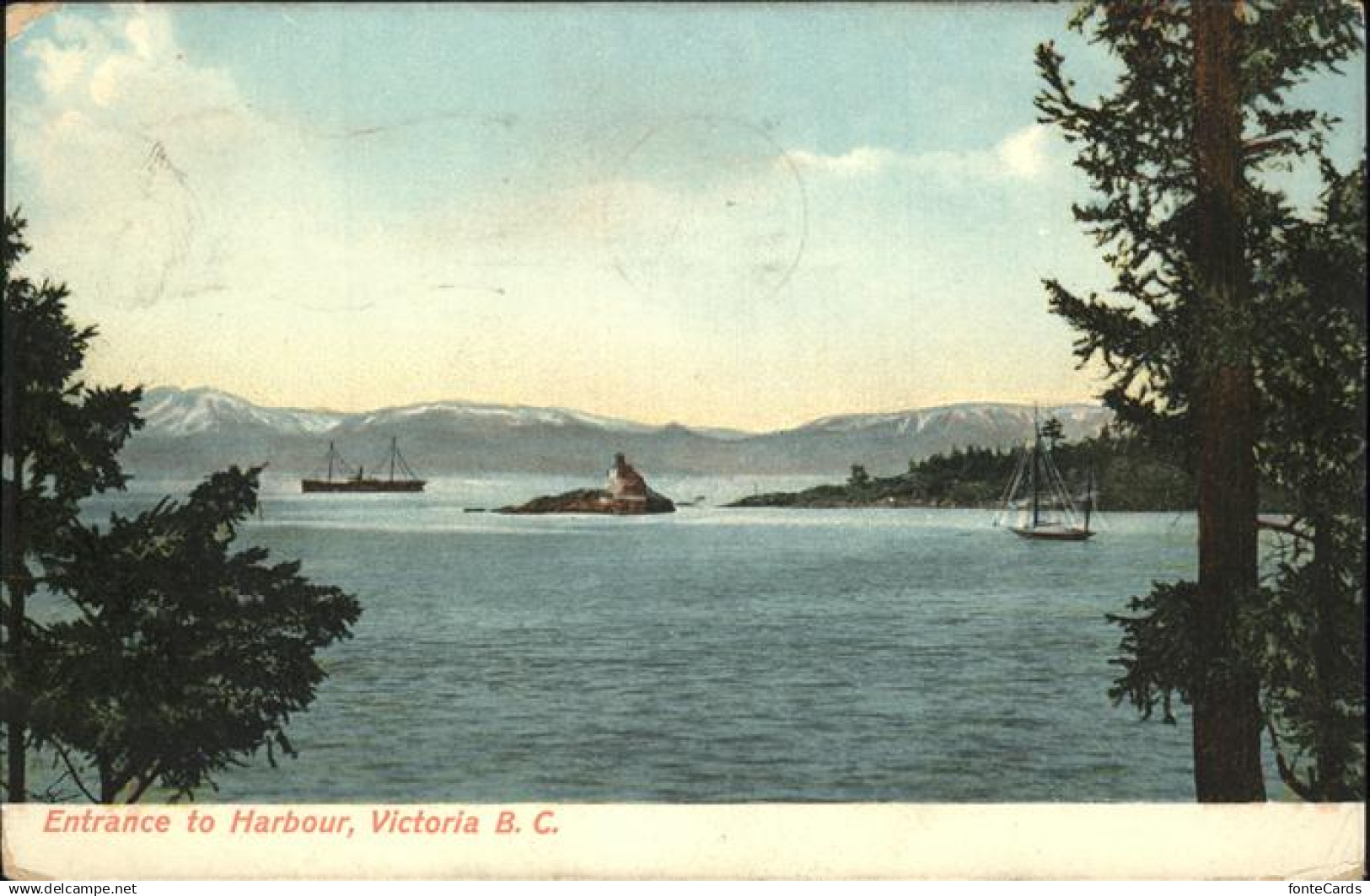 11248306 Victoria British Columbia Entrance Harbour Schiffe Victoria