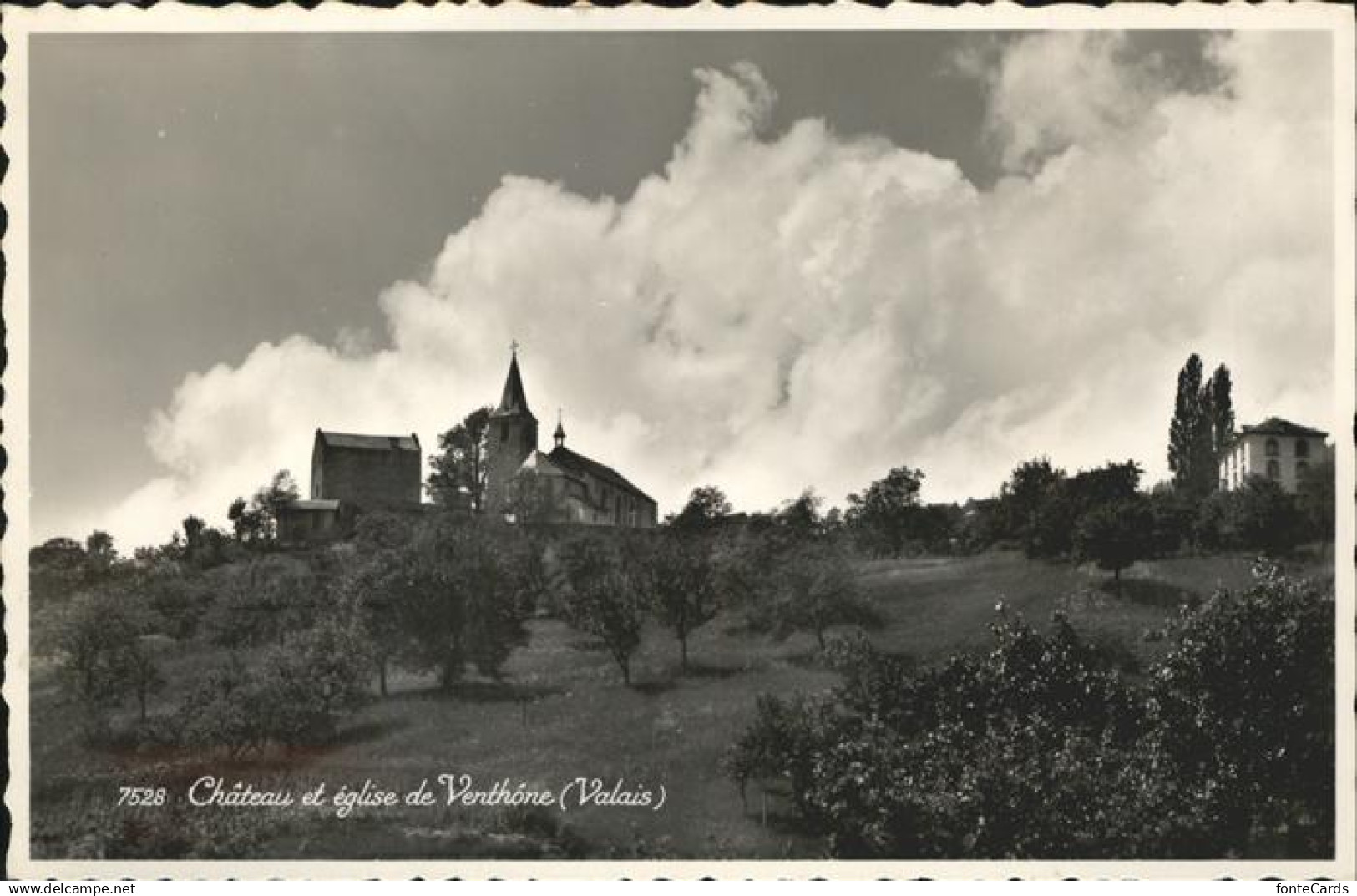 11303558 Venthone Chateux et eglise