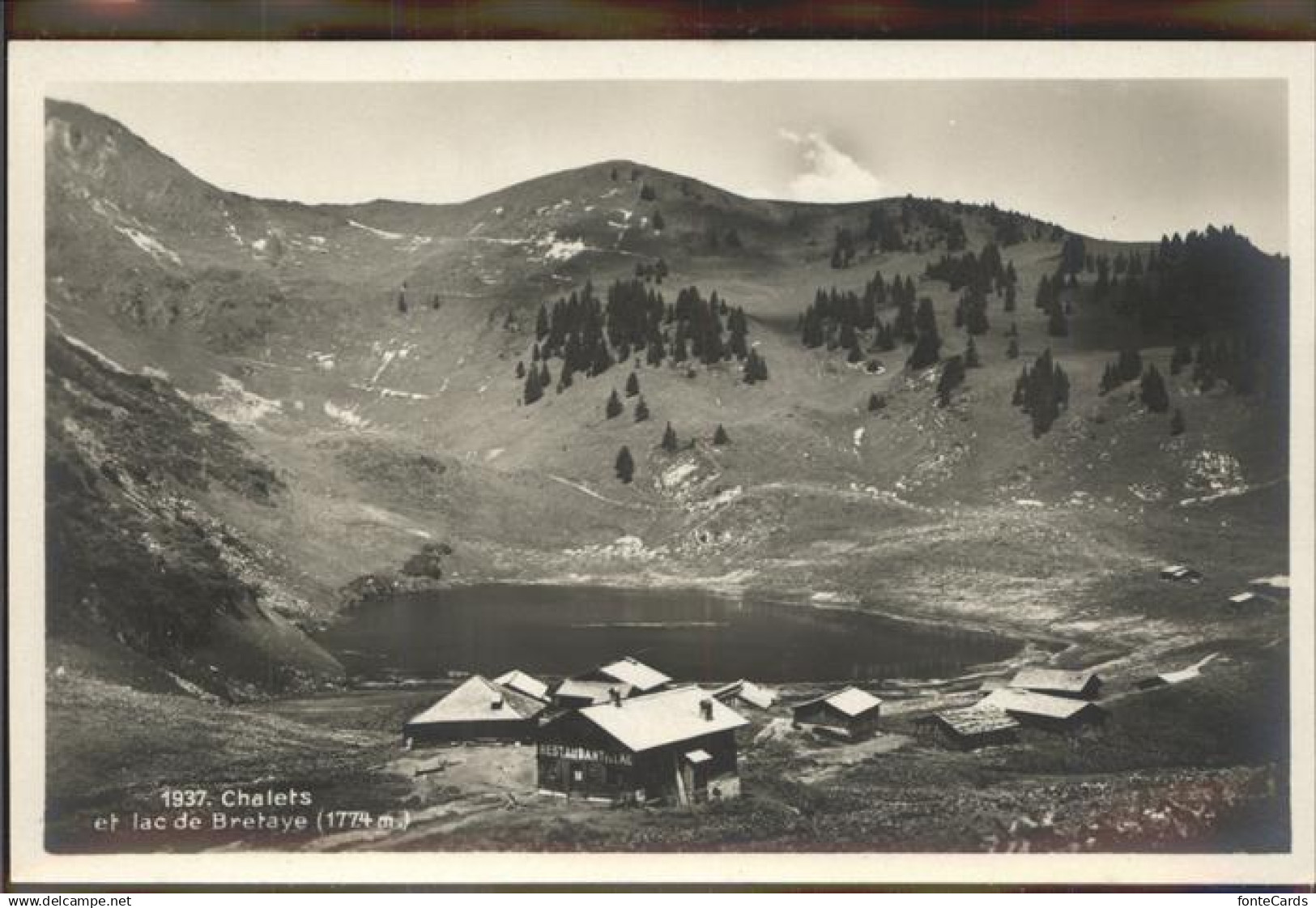 11305416 Bretaye Chalets et le lac de Bretaye Bretaye