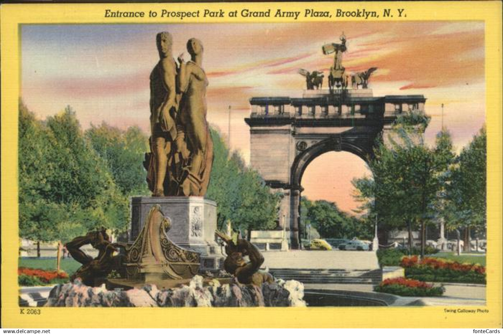 11326100 Brooklyn New York Entrance to Prospect Park Grand Army Plaza