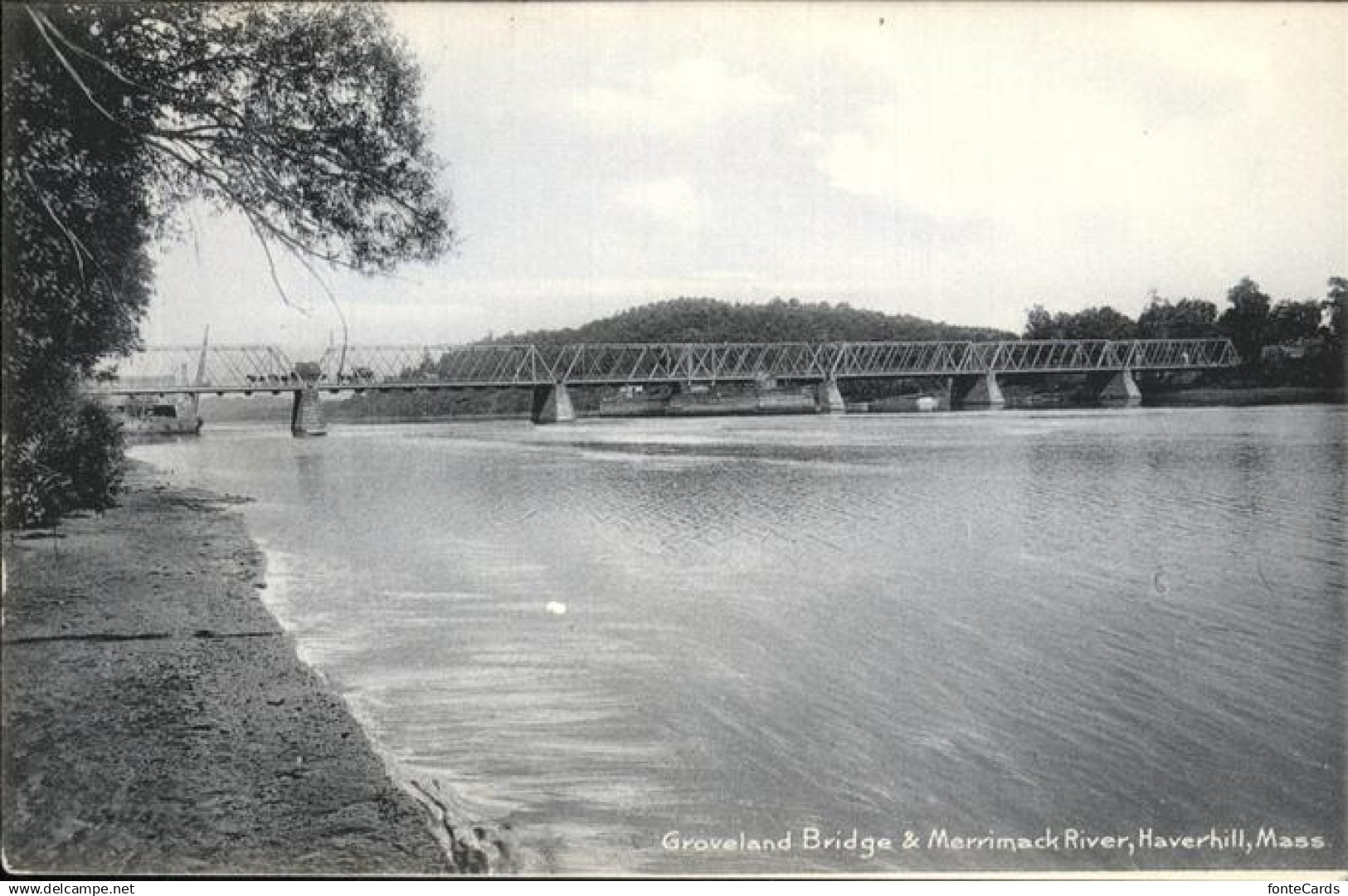 11328757 Haverhill Massachusetts Groveland Bridge Merrimack River