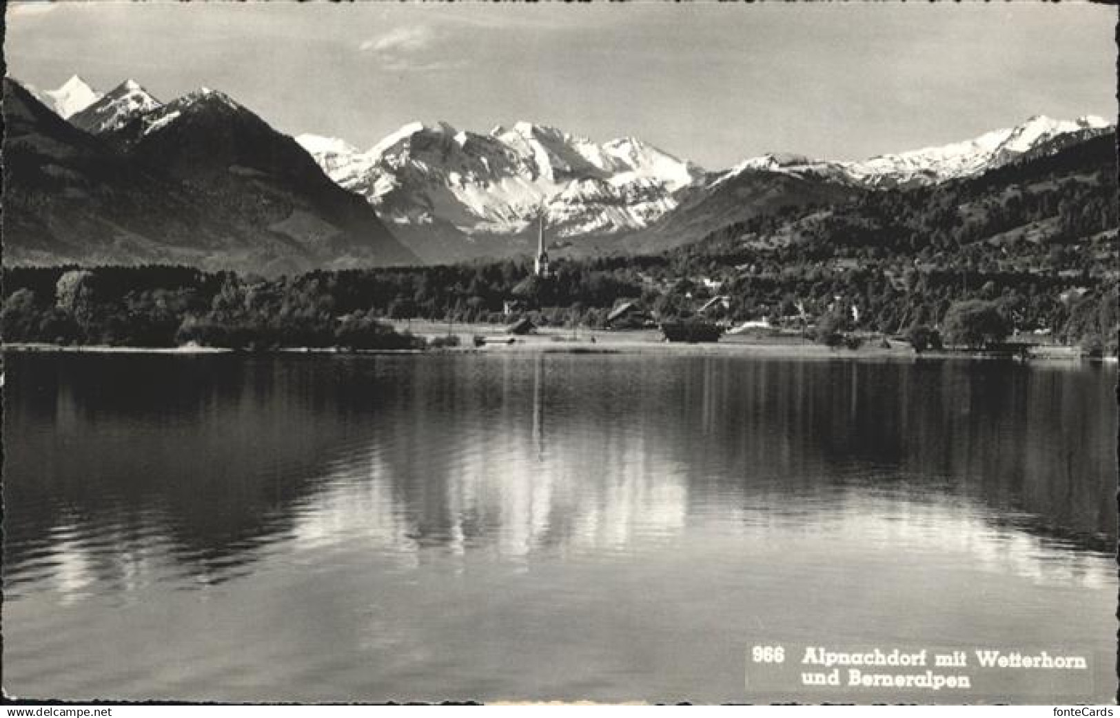 11337047 Alpnach Dorf Wetterhorn und Berner Alpen