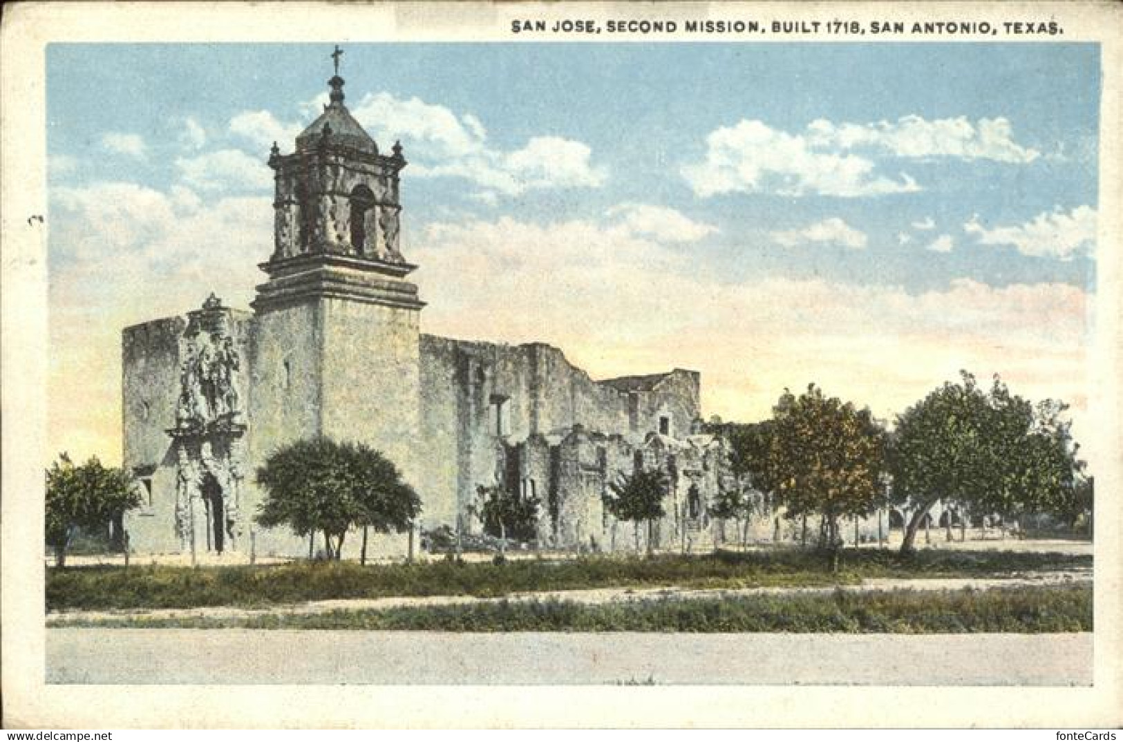 11356981 San Antonio Texas San Jose Second Mission built 1718