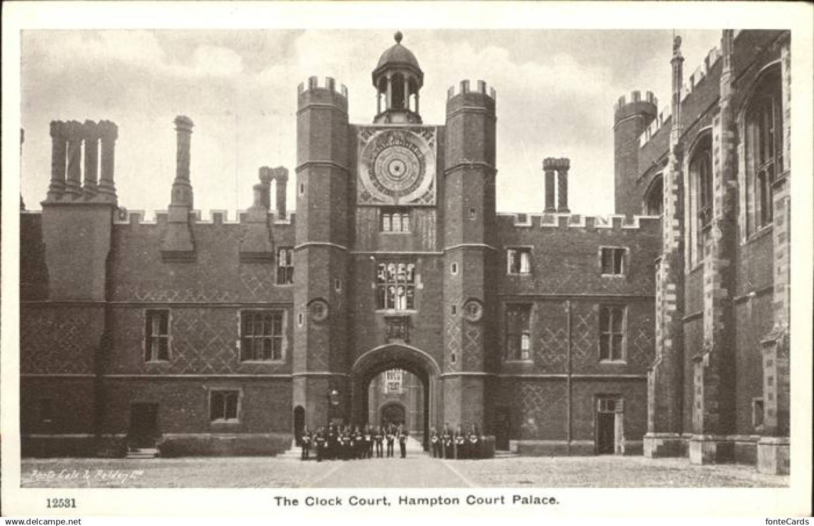 11384124 Hampton Court Palace Clock Court