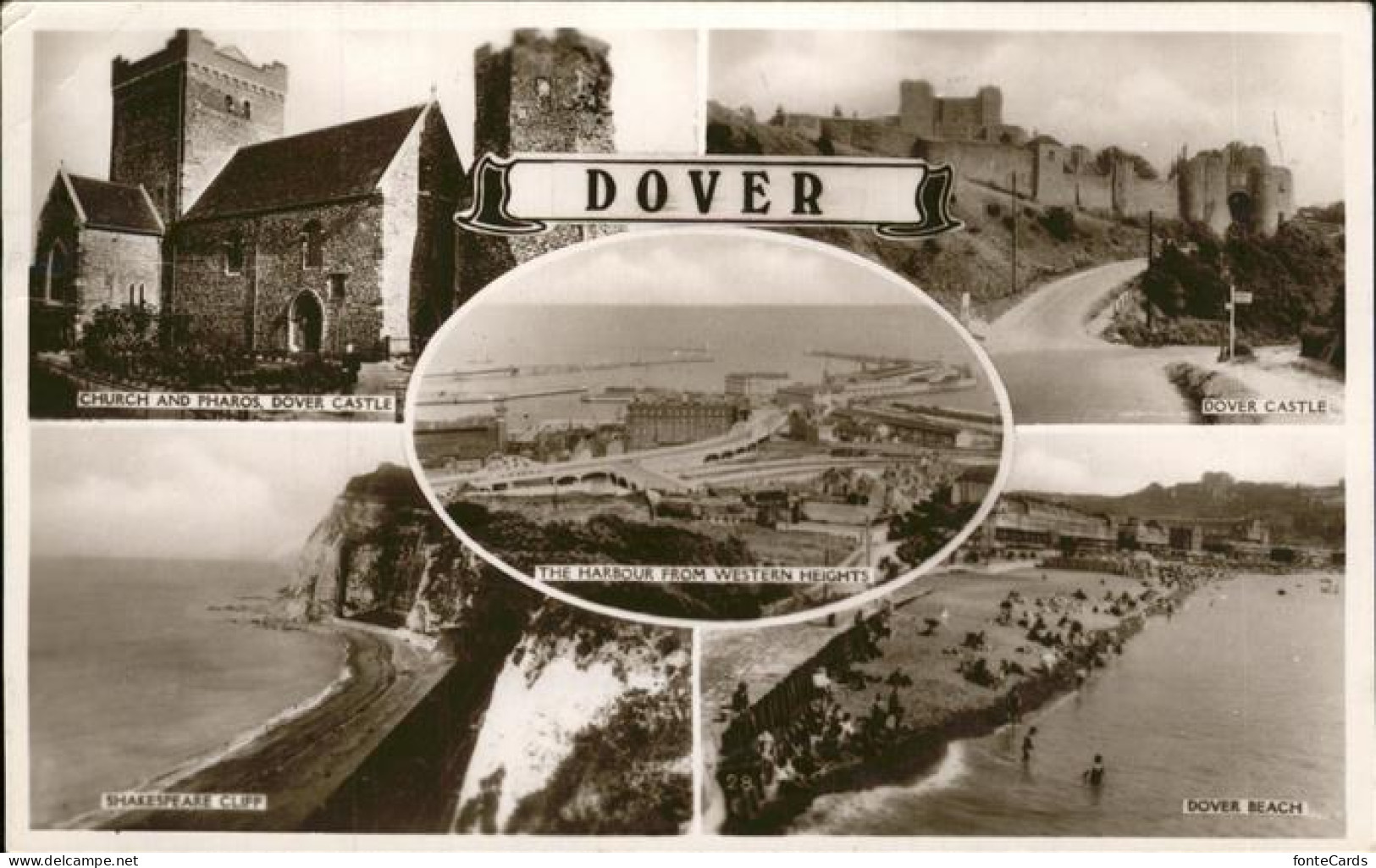 11474636 Dover Kent Harbour Dover Castle Beach  Dover Kent