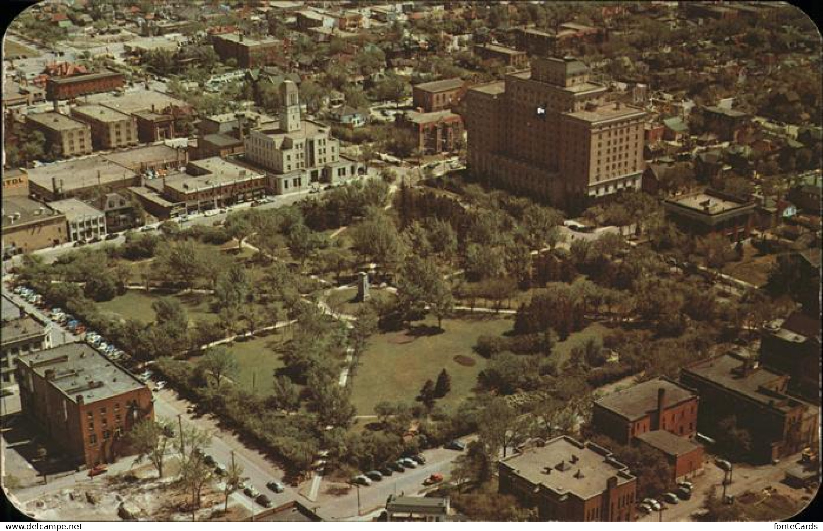 11491418 Regina Saskatchewan Victoria Park aerial view Regina Saskatchewan