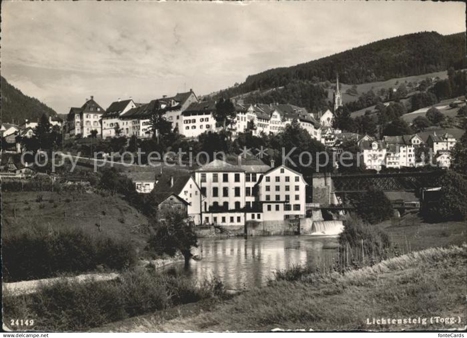 11629629 Lichtensteig Partie am Fluss Lichtensteig