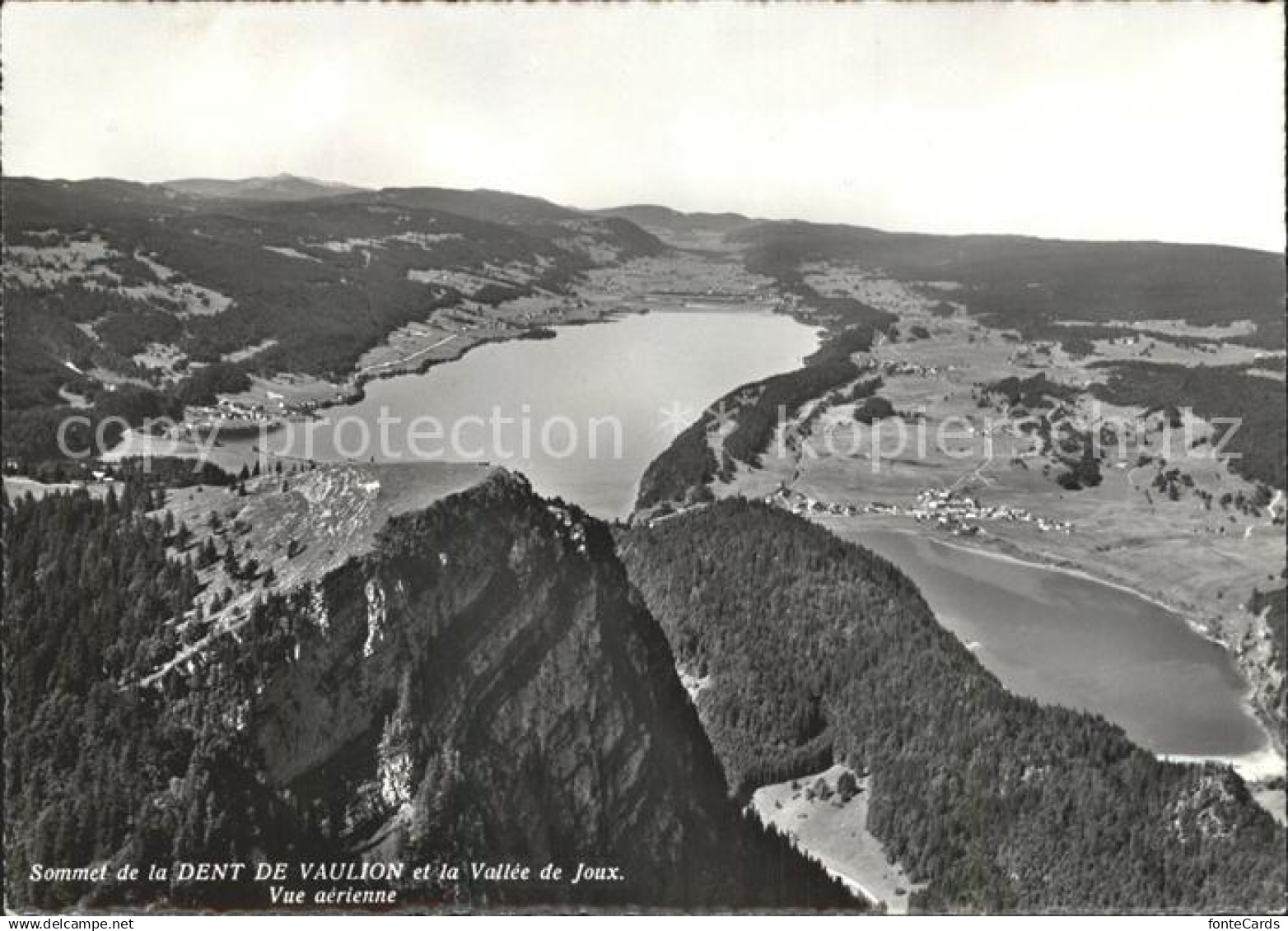 11644209 Vaulion Sommet de la Dent de Vaulion et Vallee de Joux vue aerienne