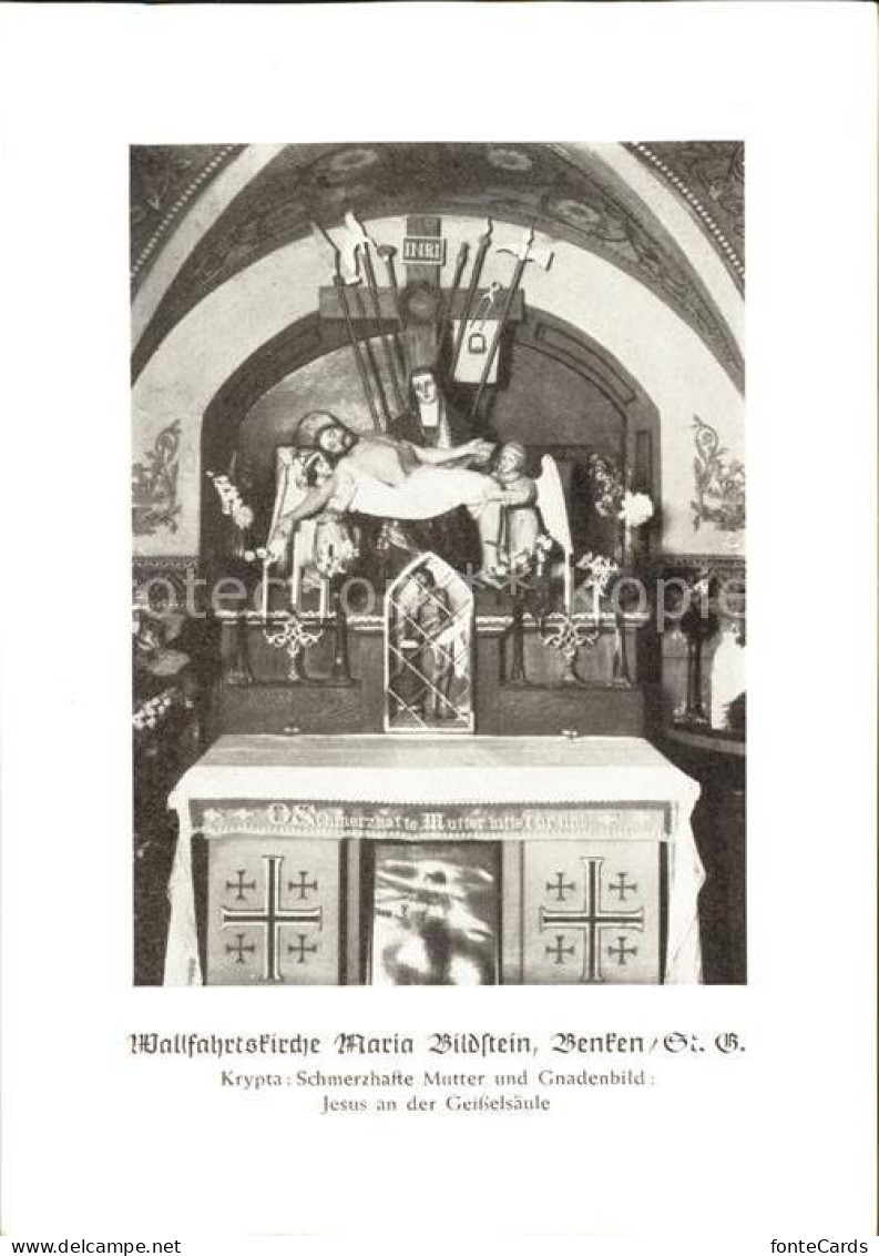 11645973 Benken SG Wallfahrtskirche Maria Bildstein Krypta Benken SG