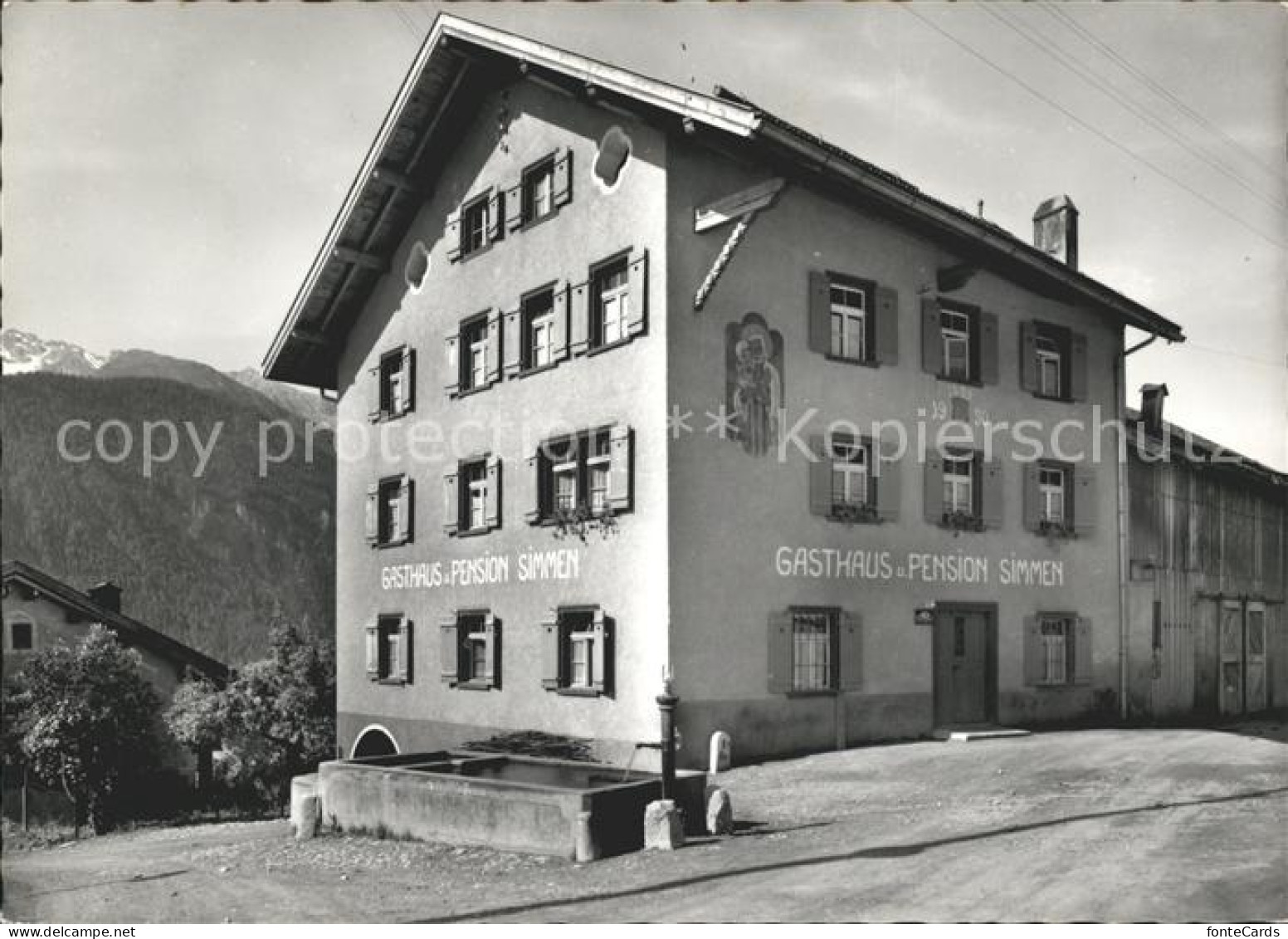 11651322 Alvaneu Dorf Gasthaus Pension Simmen Alvaneu Dorf