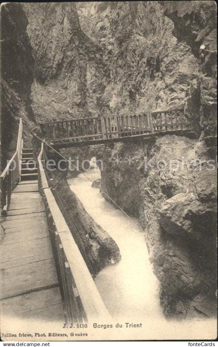 11651696 Trient Martigny Gorges du Trient Schlucht