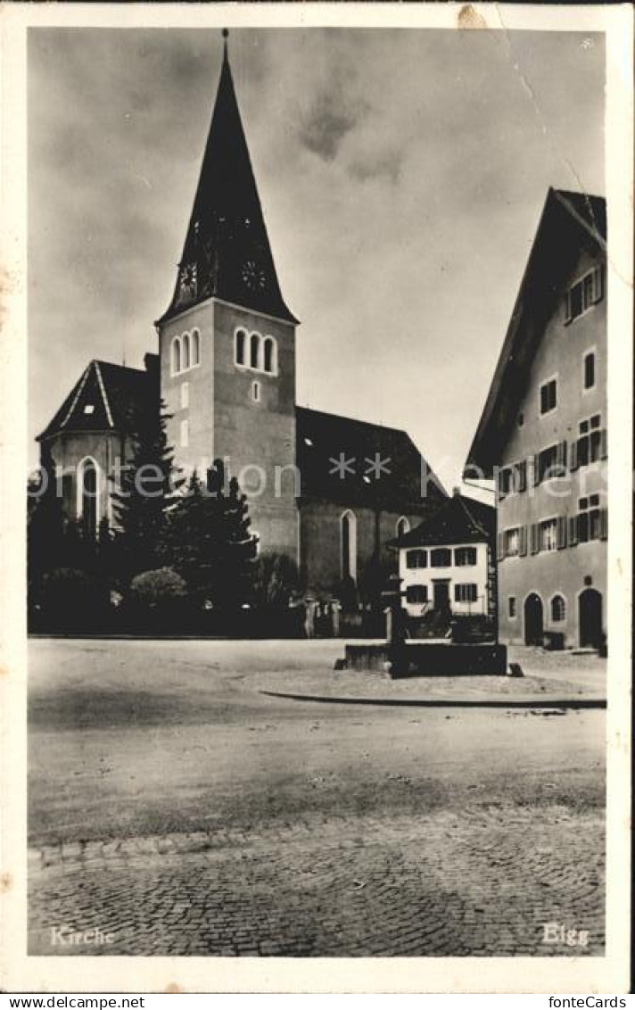 11652197 Elgg Kirche Brunnen