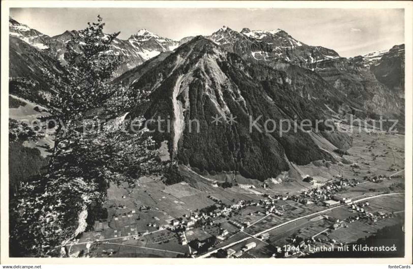 11653447 Linthal Glarus mit Kilchenstock Linthal