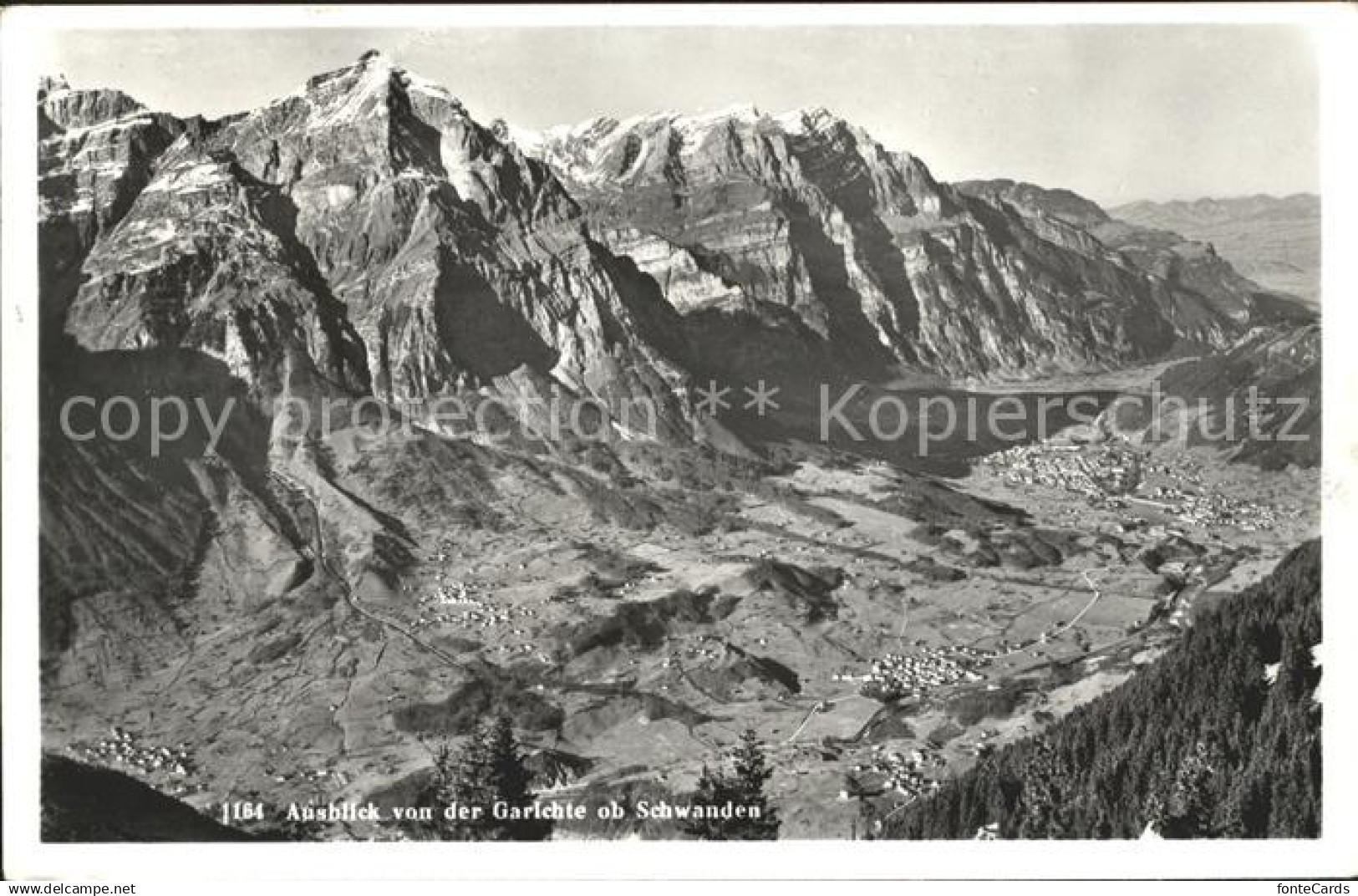 11653469 Schwanden GL Berggasthaus Mettmen Luftseilbahn Schwanden GL