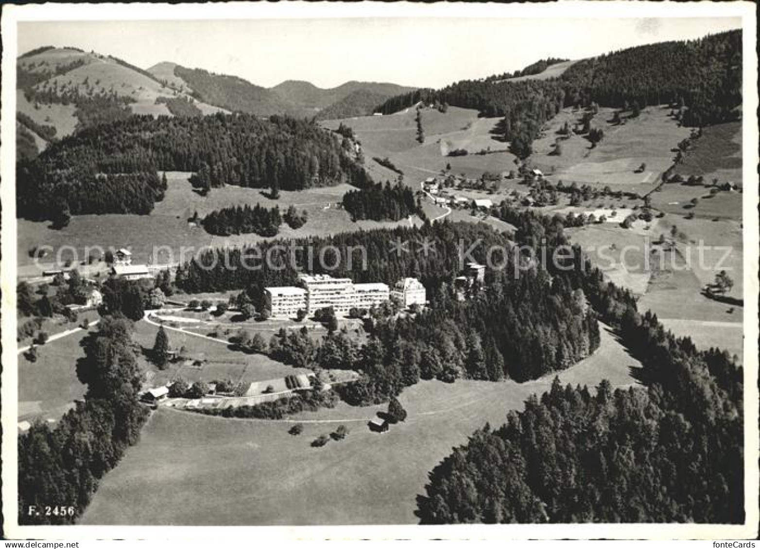 11657743 Wald ZH Fliegeraufnahme Zuercher Heilstaette Wald Faltigberg Wald ZH