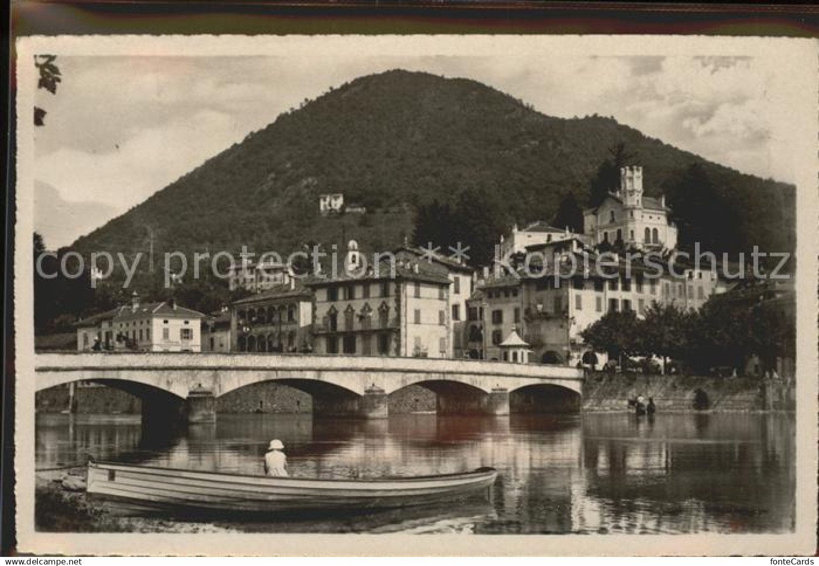 11678837 Ponte Tresa Bruecke Luganersee