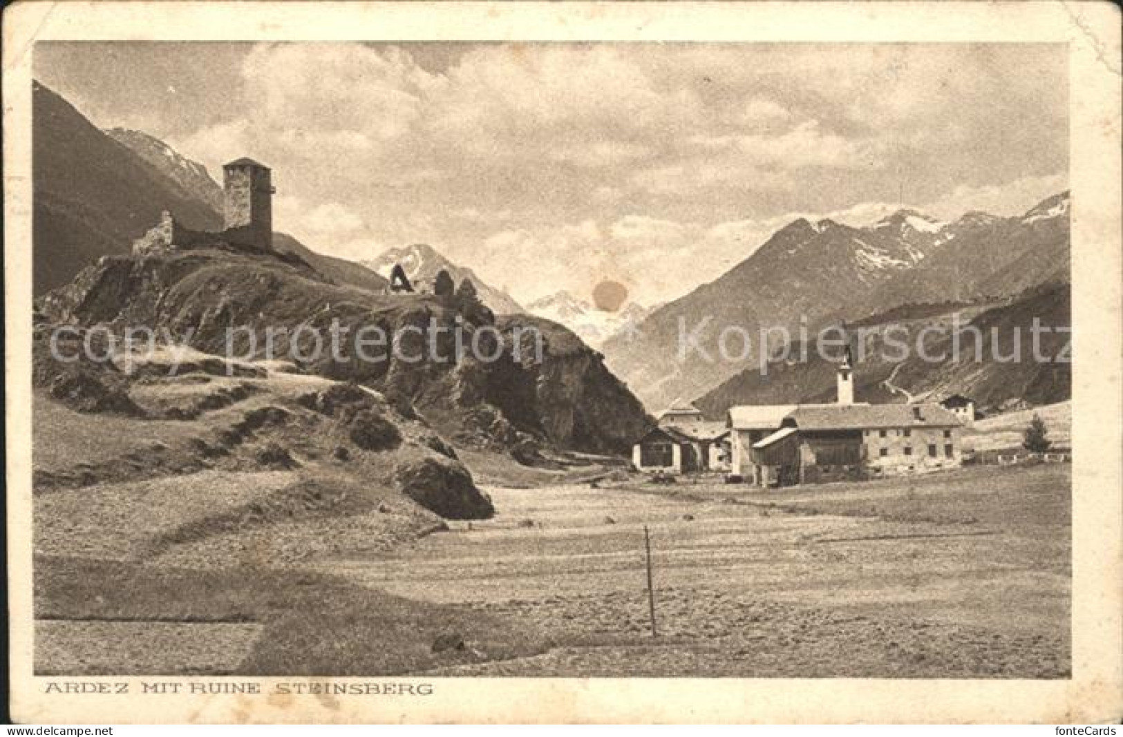 11682910 Ardez mit Ruine Steinsberg Ardez