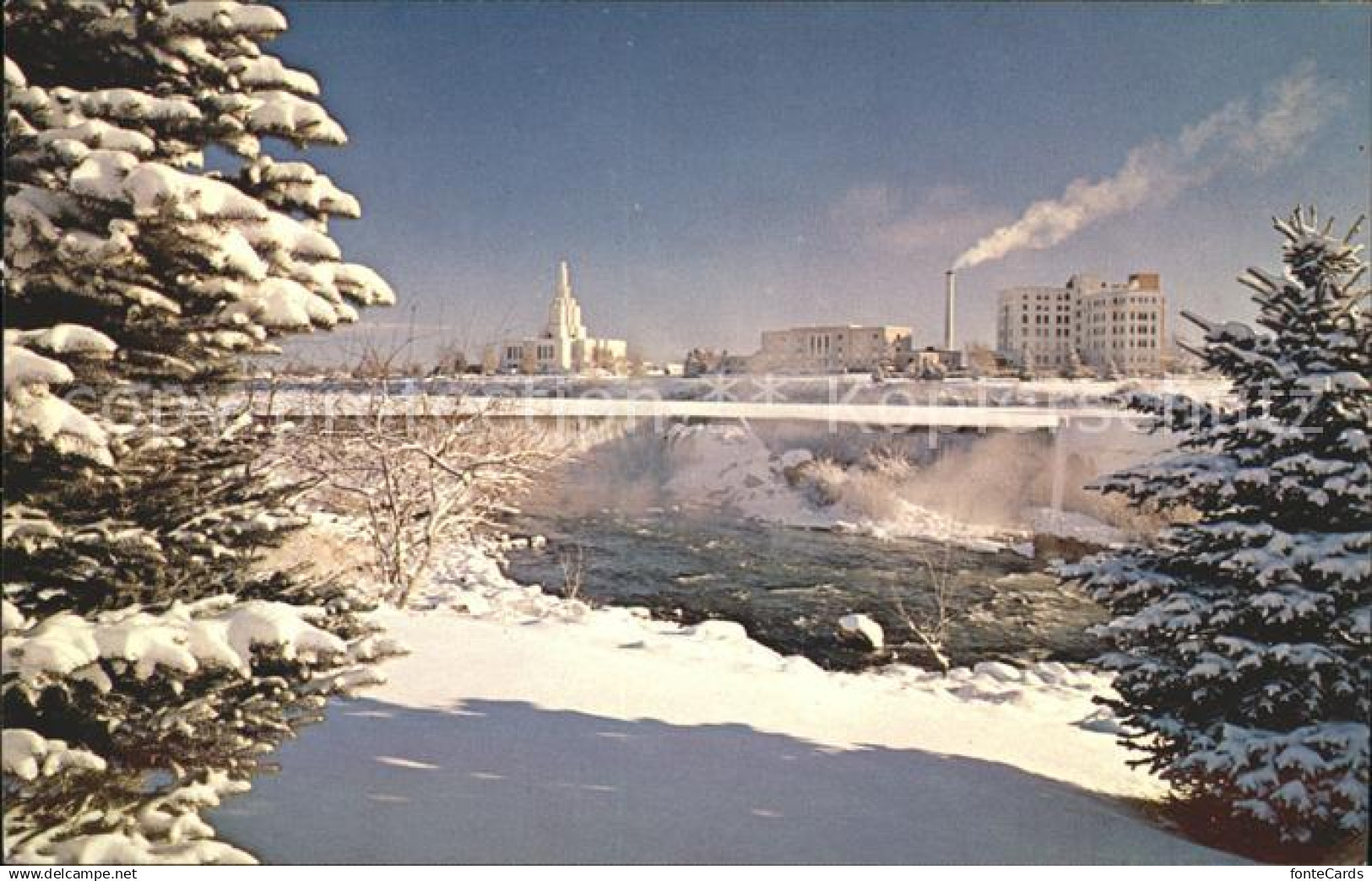 11690247 Idaho Falls Temple Square Winter Scene