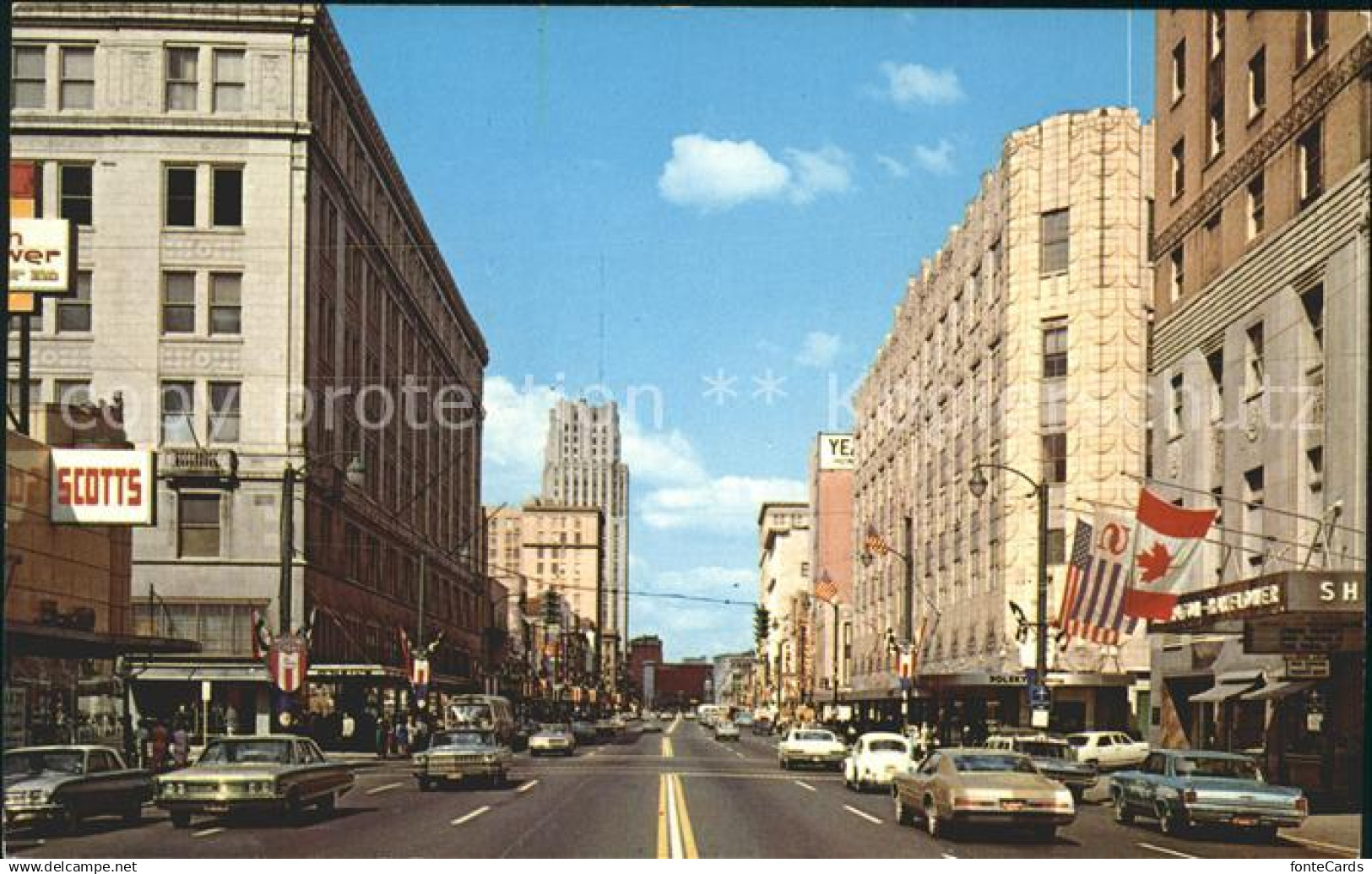 11690398 Akron Ohio Downtown Main Street Akron