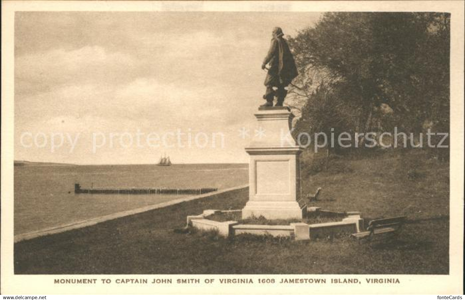 11694187 Jamestown_Virginia Monument Captain John Smith Jamestown Island