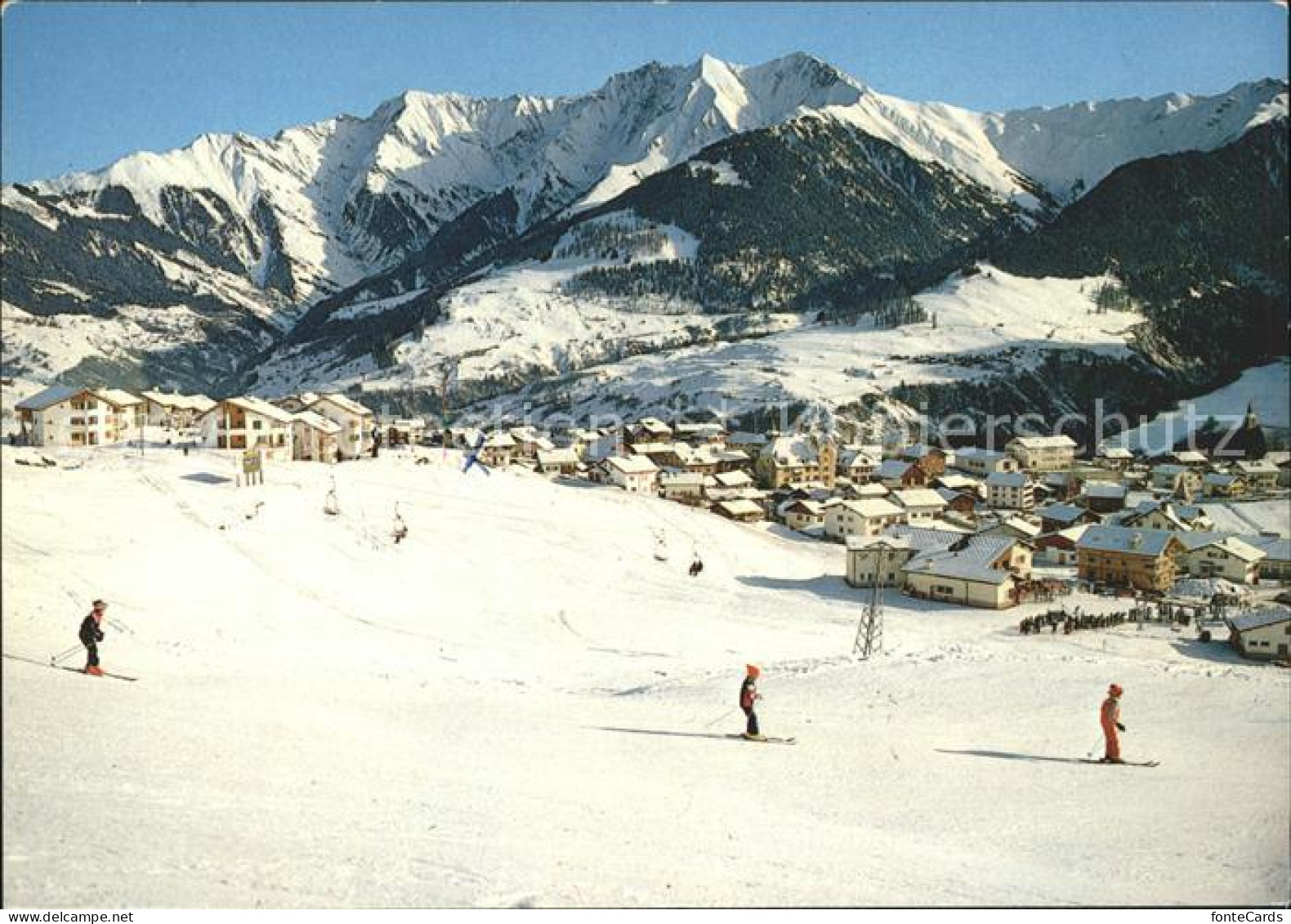 11694512 Villa Bedretto Ortsblick mit Signina Villa Bedretto